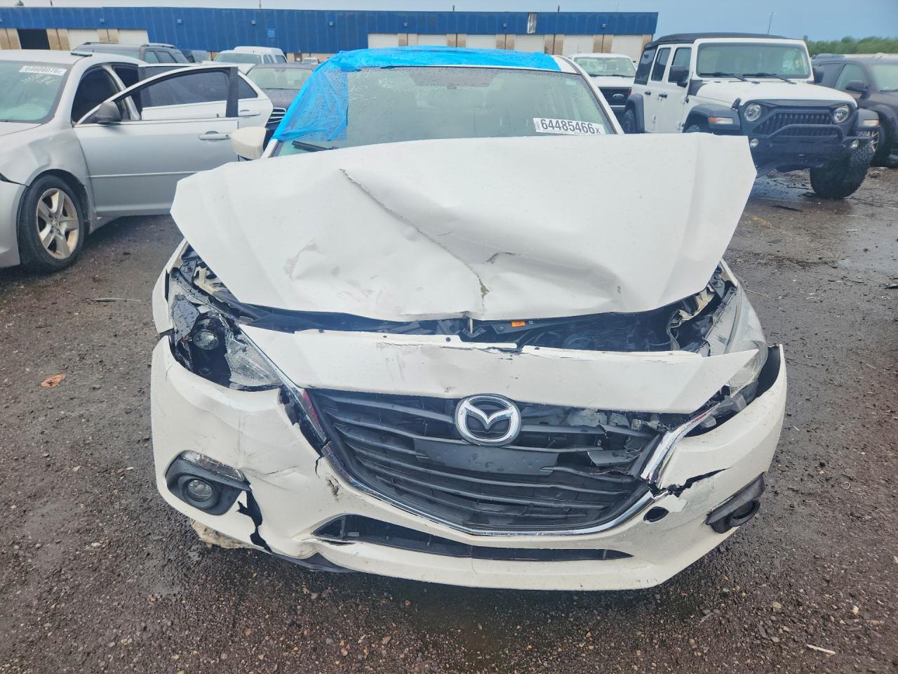 2015 Mazda 3 Touring White vin: 3MZBM1V73FM145321