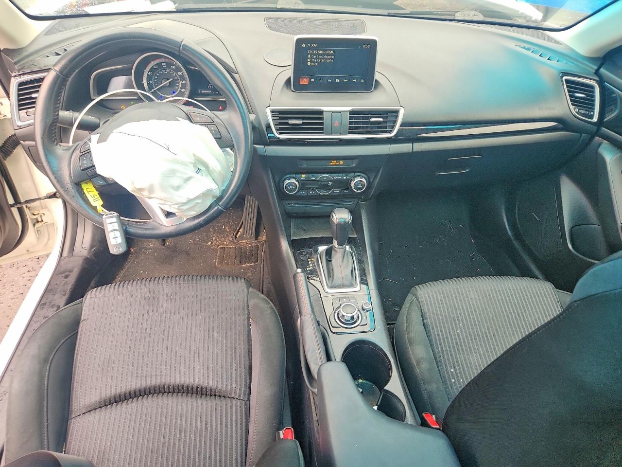2015 Mazda 3 Touring White vin: 3MZBM1V73FM145321
