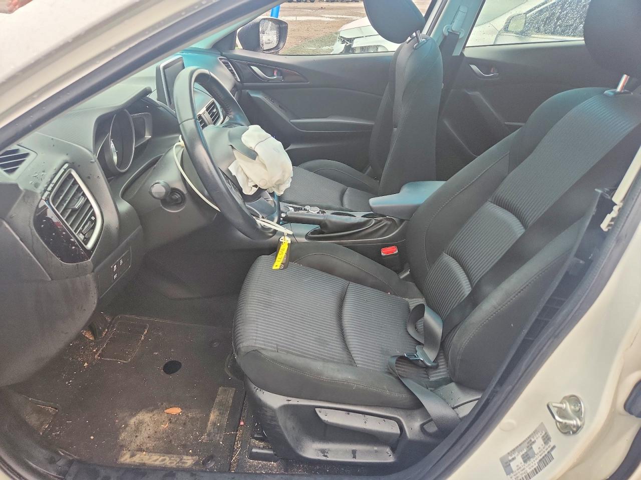 2015 Mazda 3 Touring White vin: 3MZBM1V73FM145321