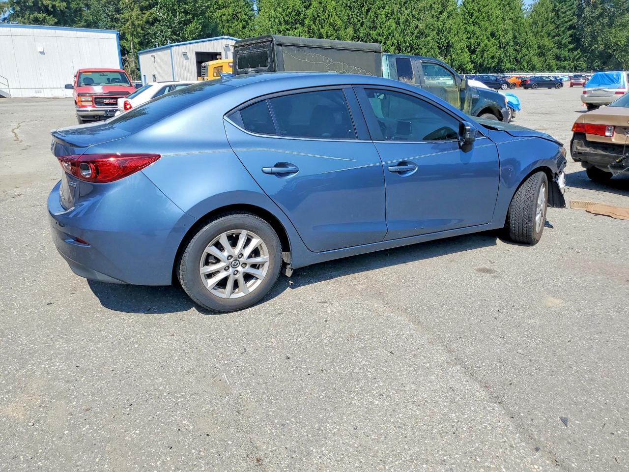 2015 Mazda 3 Touring Синий vin: 3MZBM1V73FM156836