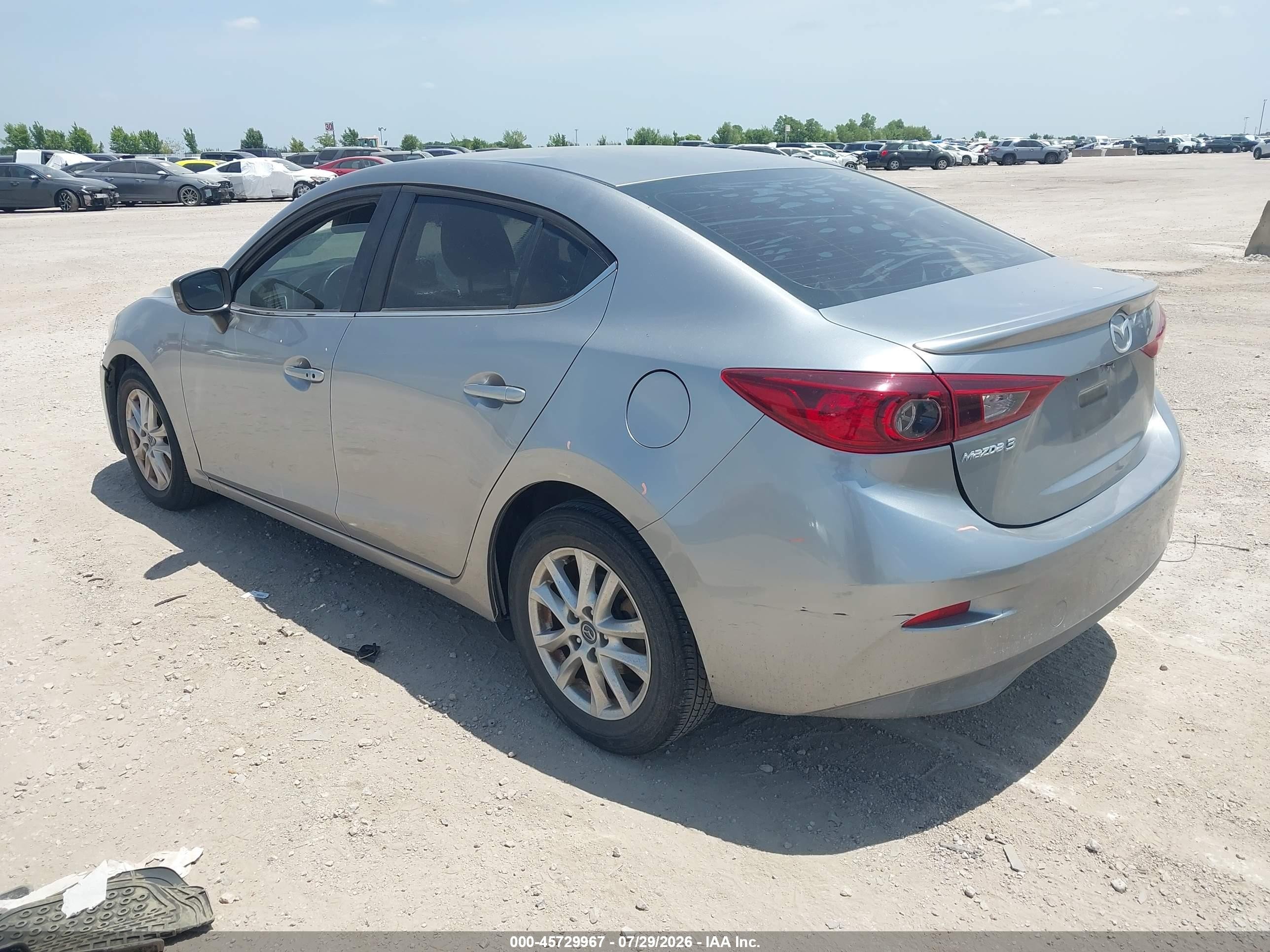 2015 Mazda Mazda3 I Touring Серый vin: 3MZBM1V73FM171532