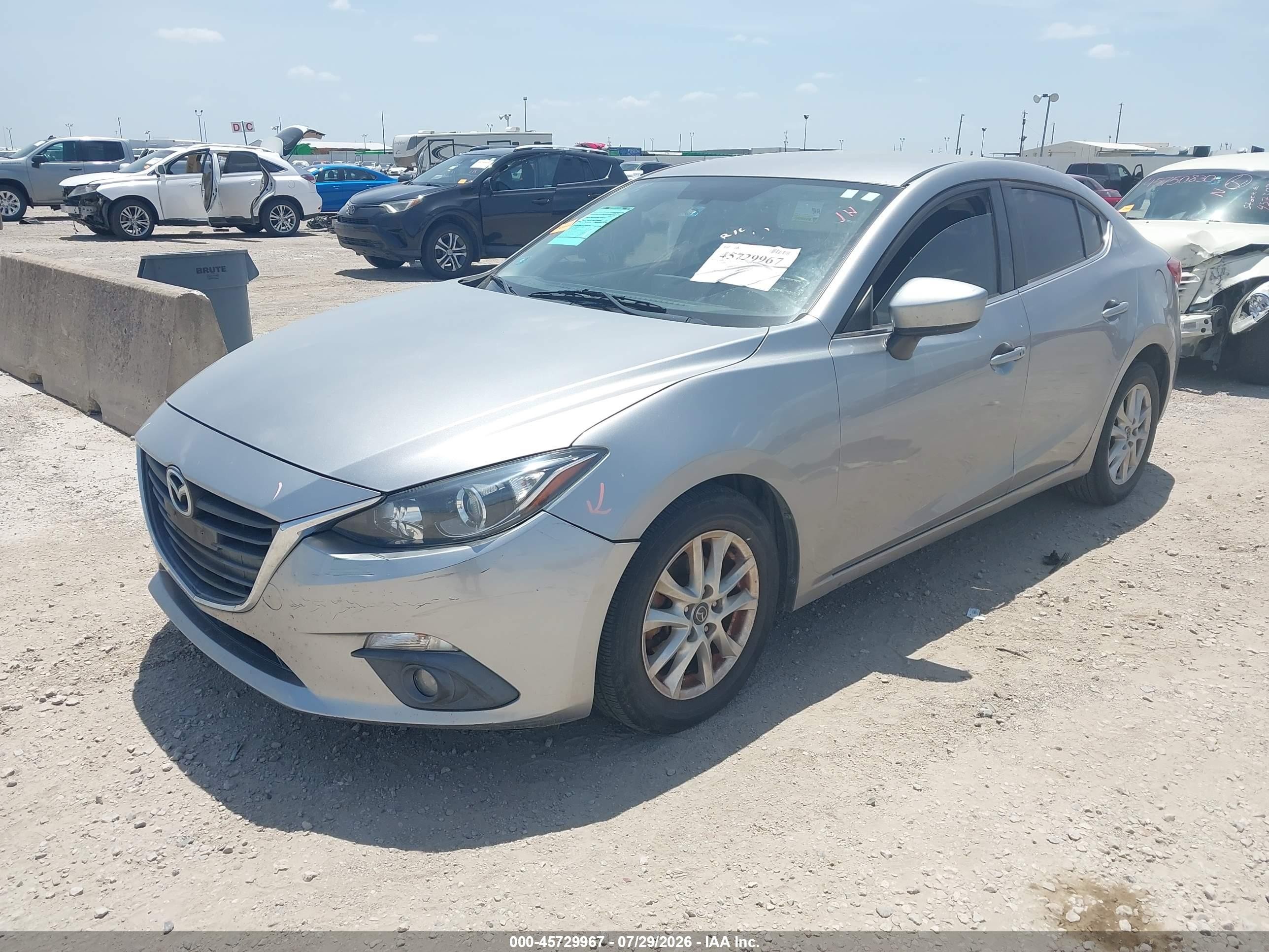 2015 Mazda Mazda3 I Touring Серый vin: 3MZBM1V73FM171532