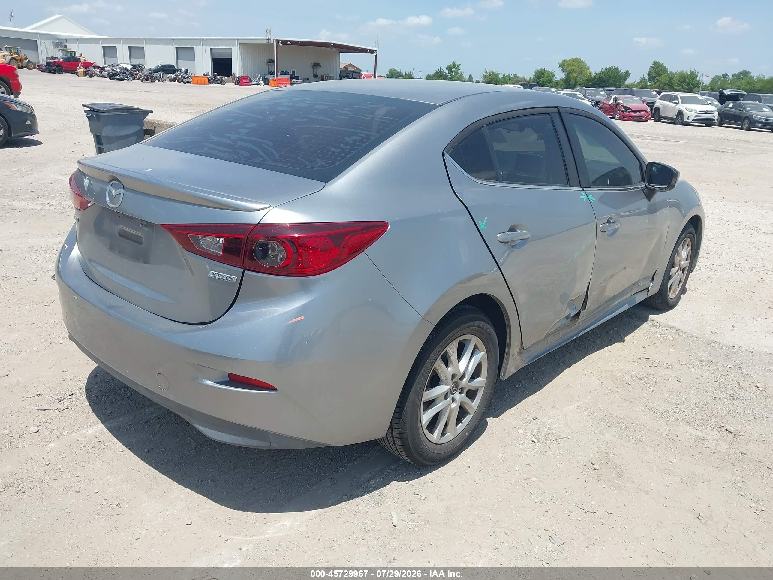 2015 Mazda Mazda3 I Touring Серый vin: 3MZBM1V73FM171532