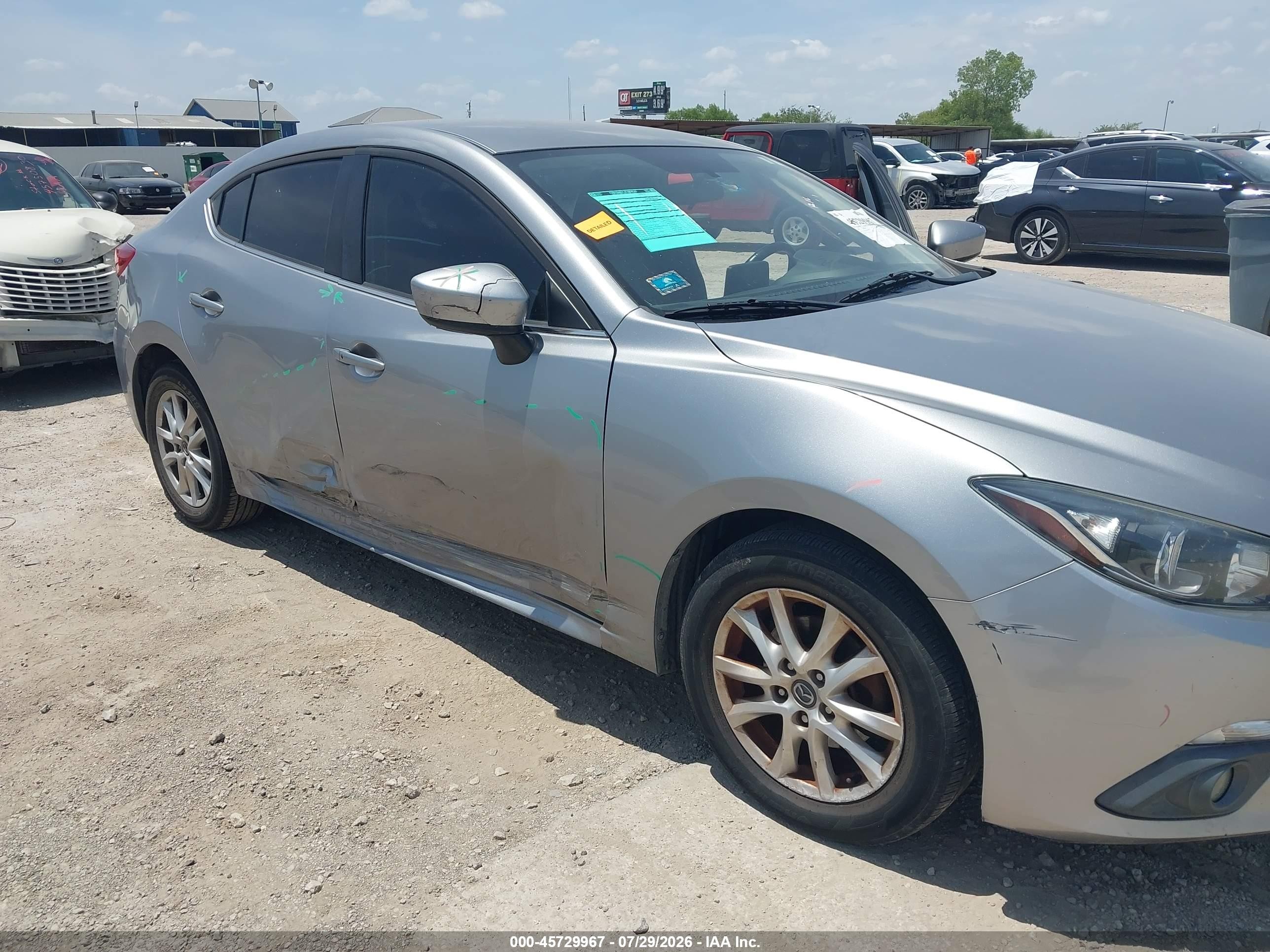 2015 Mazda Mazda3 I Touring Серый vin: 3MZBM1V73FM171532