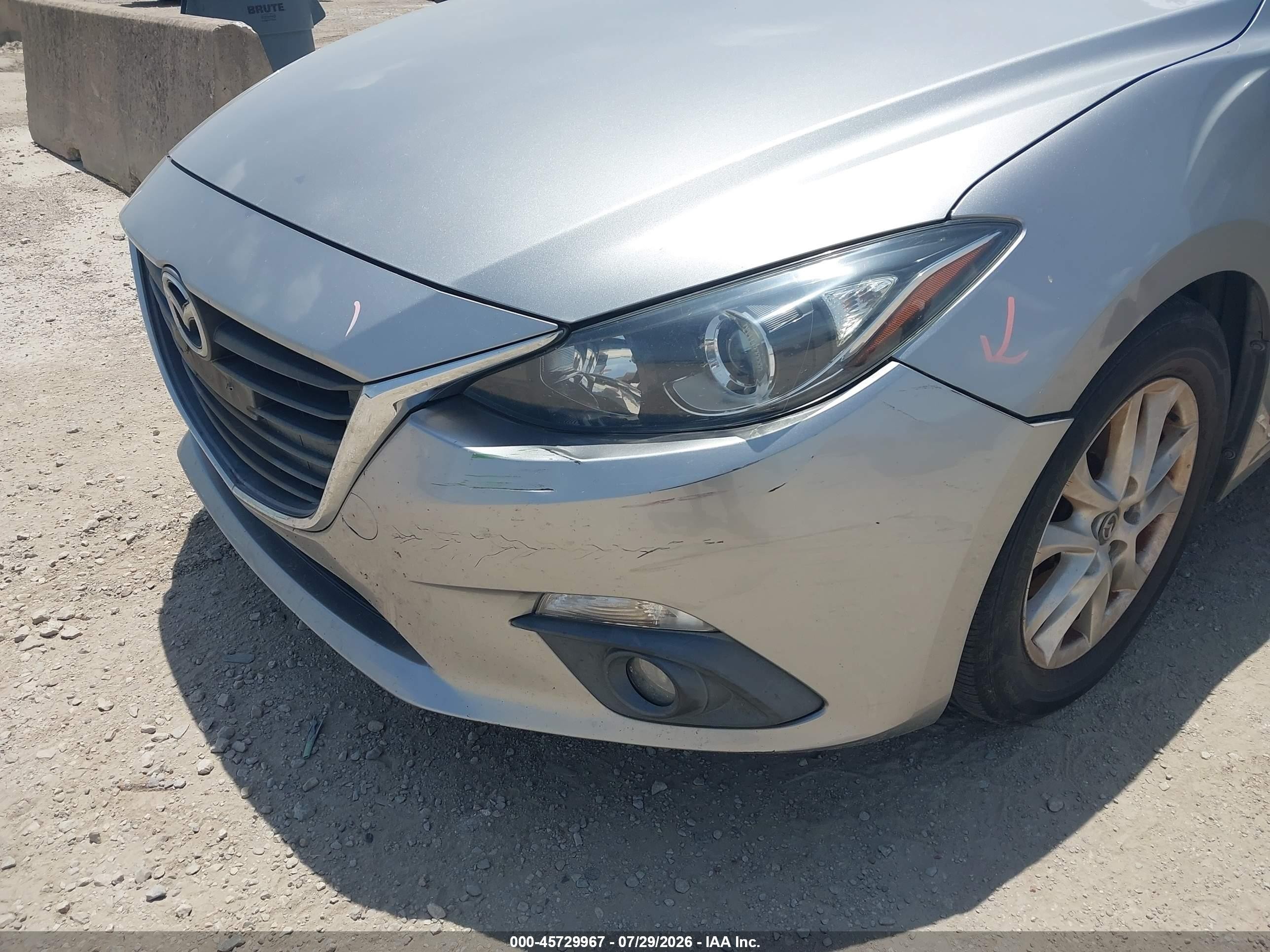 2015 Mazda Mazda3 I Touring Серый vin: 3MZBM1V73FM171532