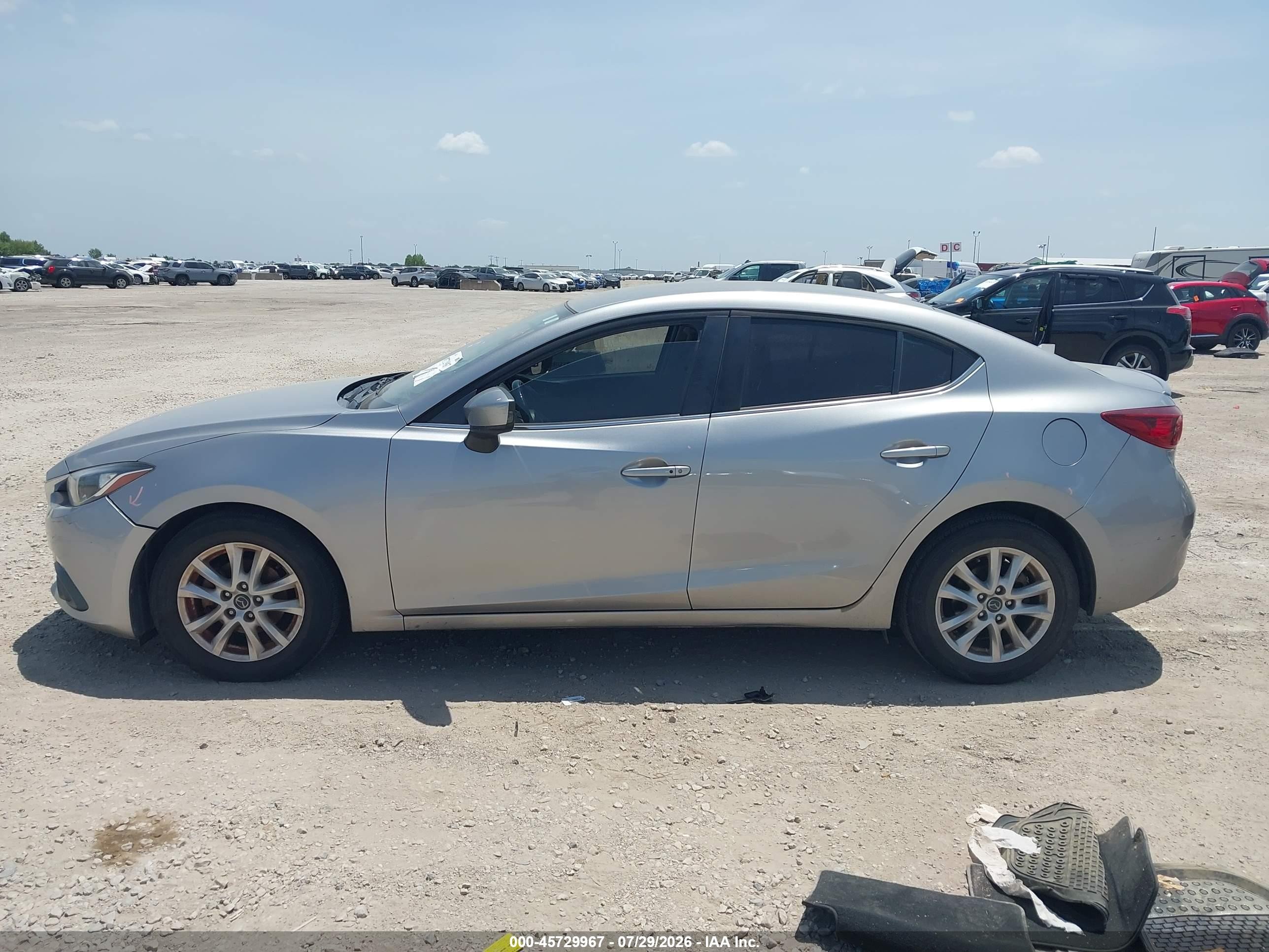 2015 Mazda Mazda3 I Touring Серый vin: 3MZBM1V73FM171532