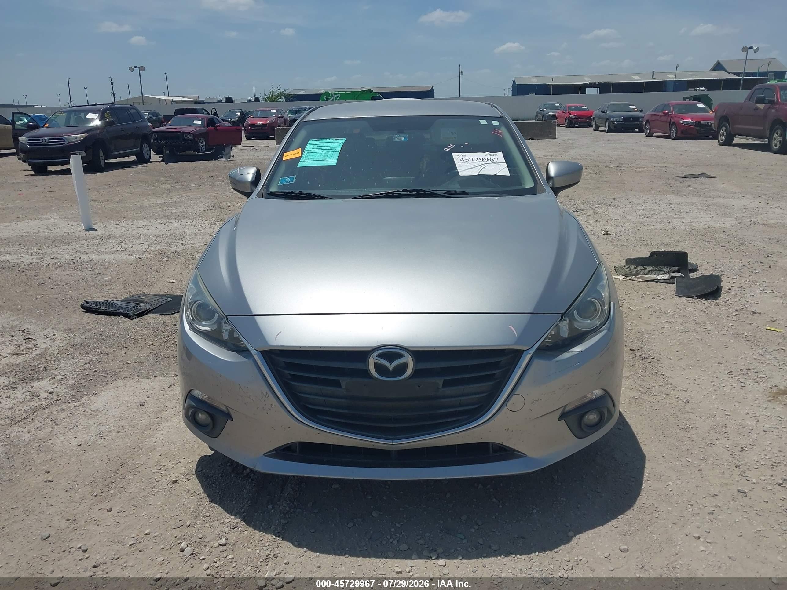2015 Mazda Mazda3 I Touring Серый vin: 3MZBM1V73FM171532