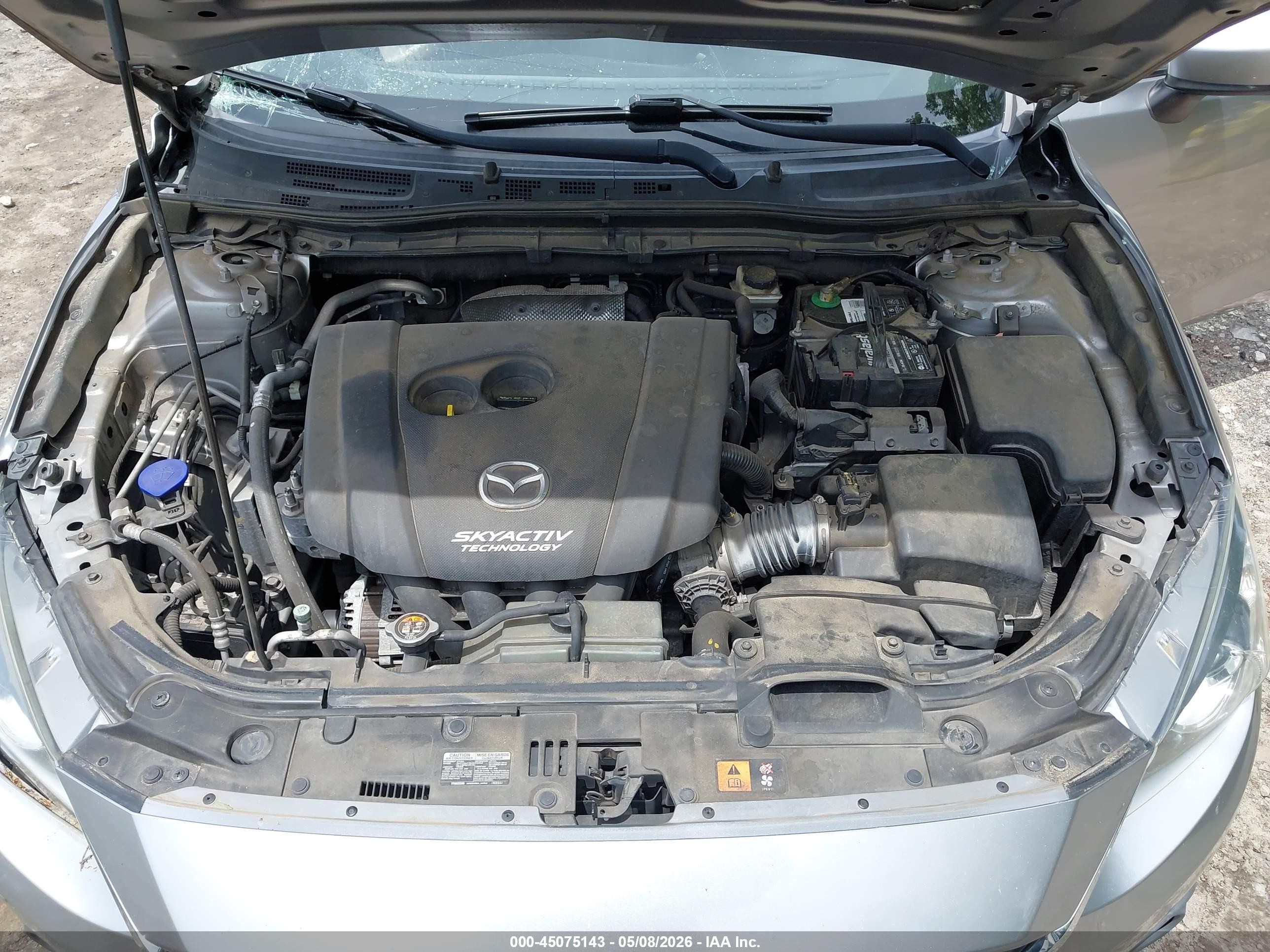 2015 Mazda Mazda3 I Touring Silver vin: 3MZBM1V73FM173152