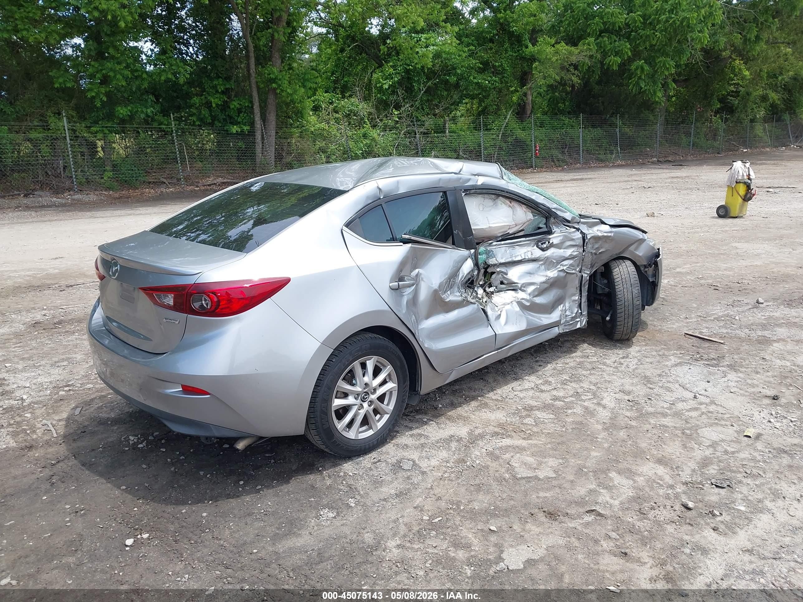 2015 Mazda Mazda3 I Touring Silver vin: 3MZBM1V73FM173152
