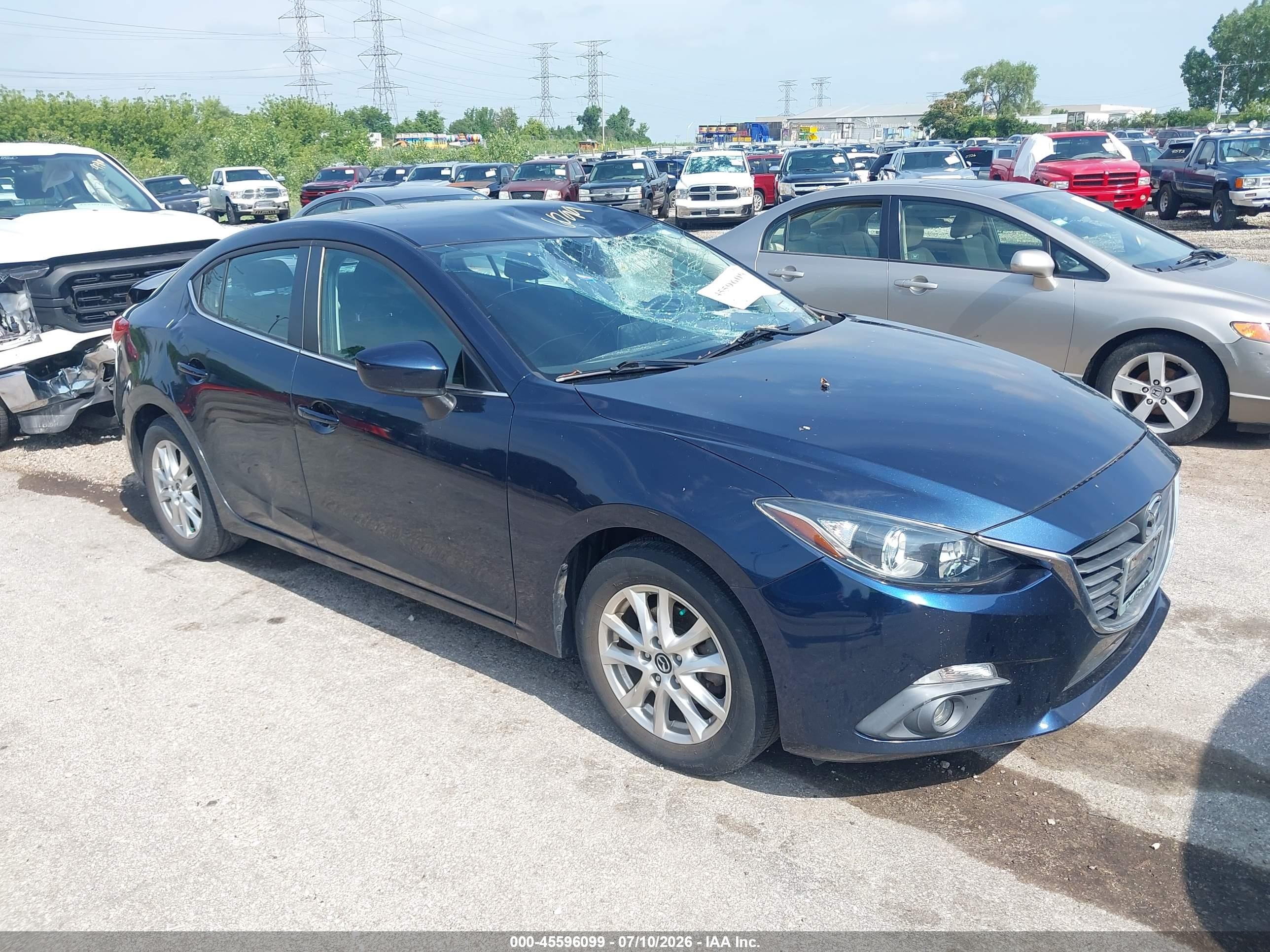 2015 Mazda Mazda3 I Touring Black vin: 3MZBM1V73FM219790