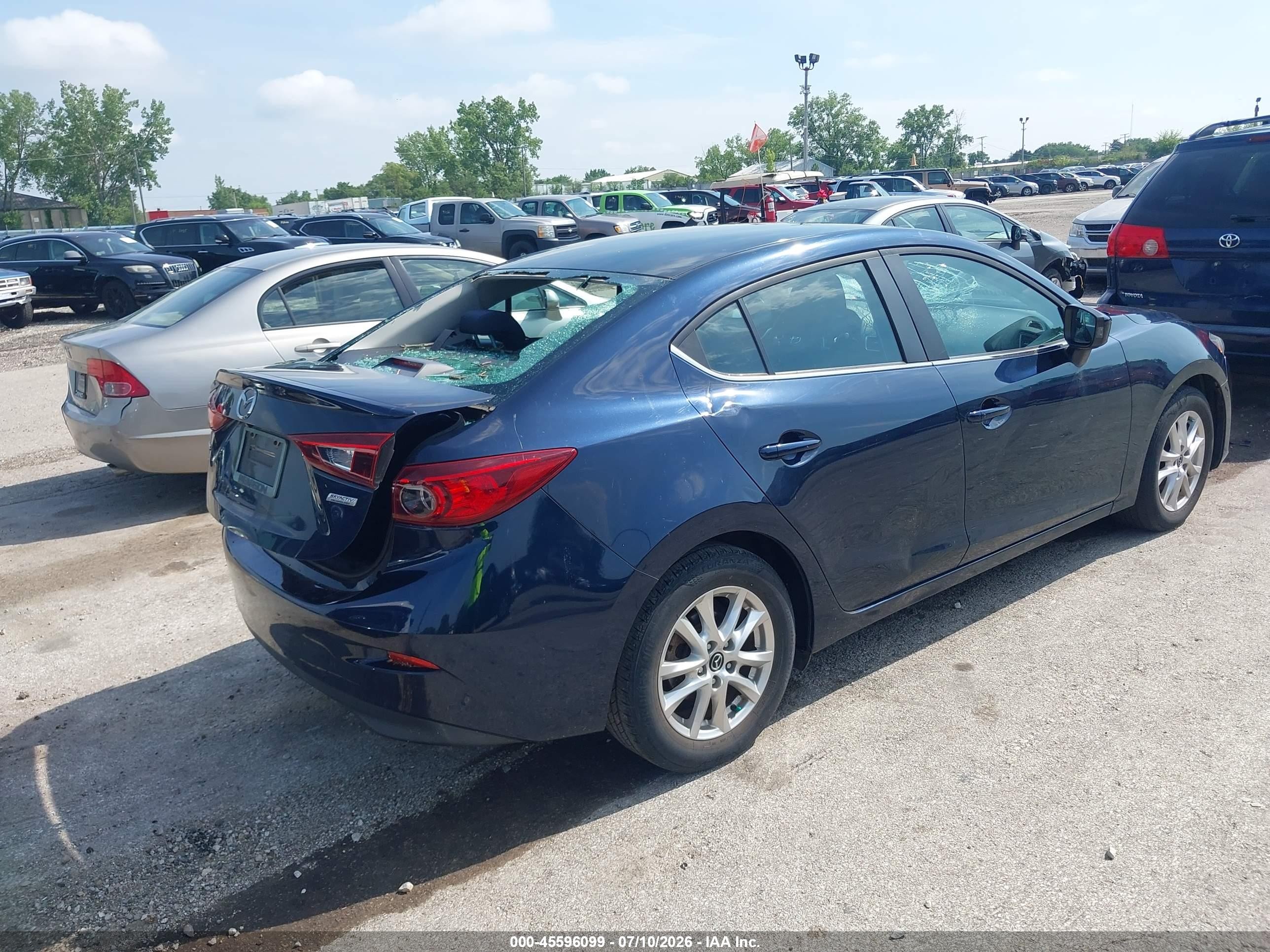 2015 Mazda Mazda3 I Touring Black vin: 3MZBM1V73FM219790