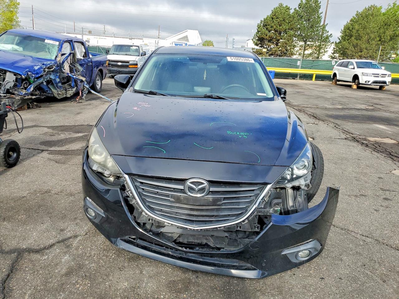 2015 Mazda 3 Touring Black vin: 3MZBM1V73FM221068