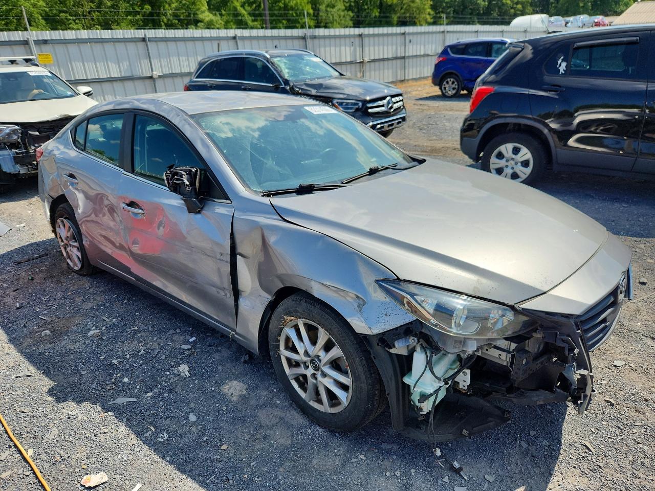 2015 Mazda 3 Touring Серебряный vin: 3MZBM1V73FM233124
