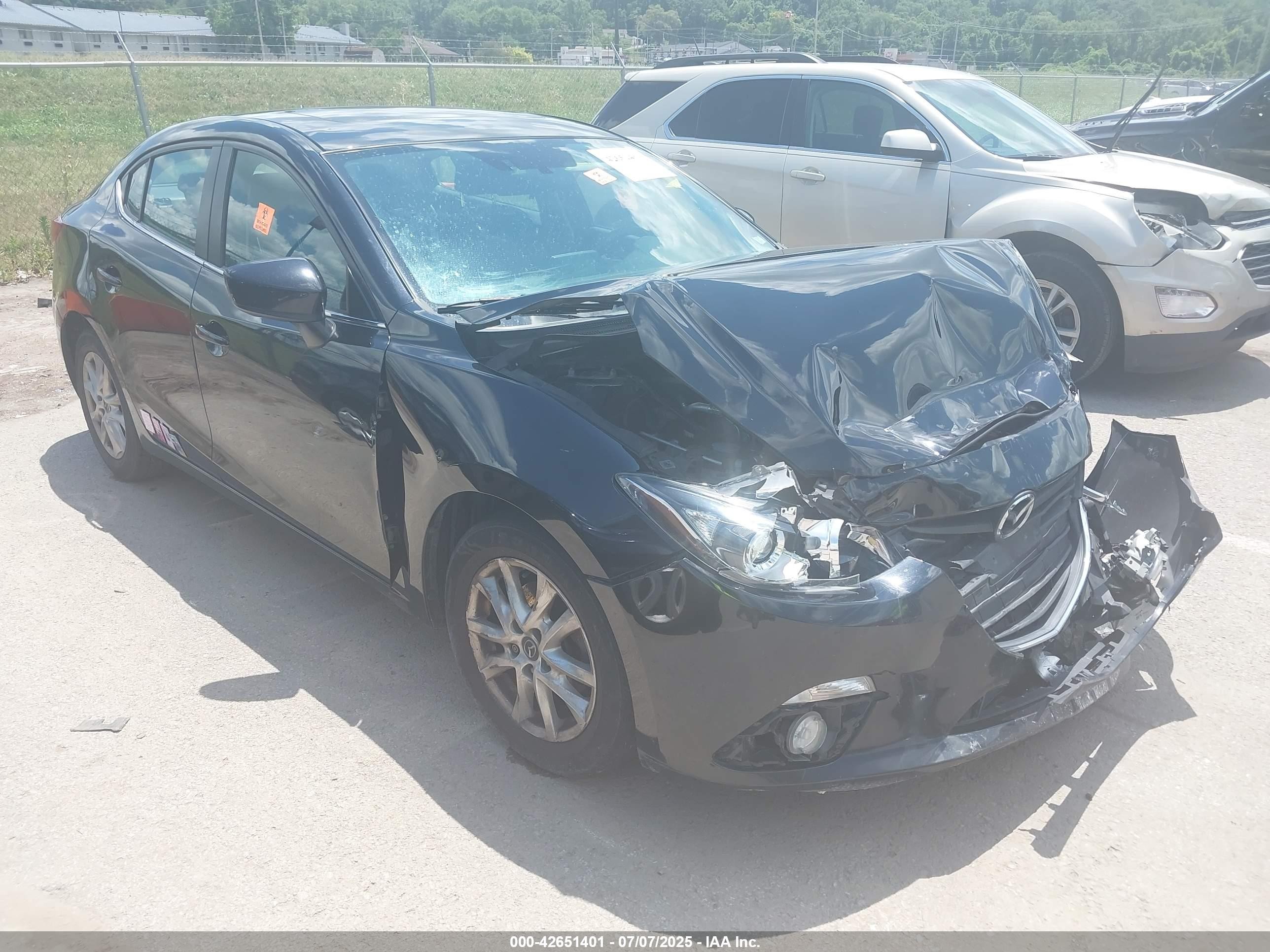 2016 Mazda Mazda3 I Touring Black vin: 3MZBM1V73GM241502