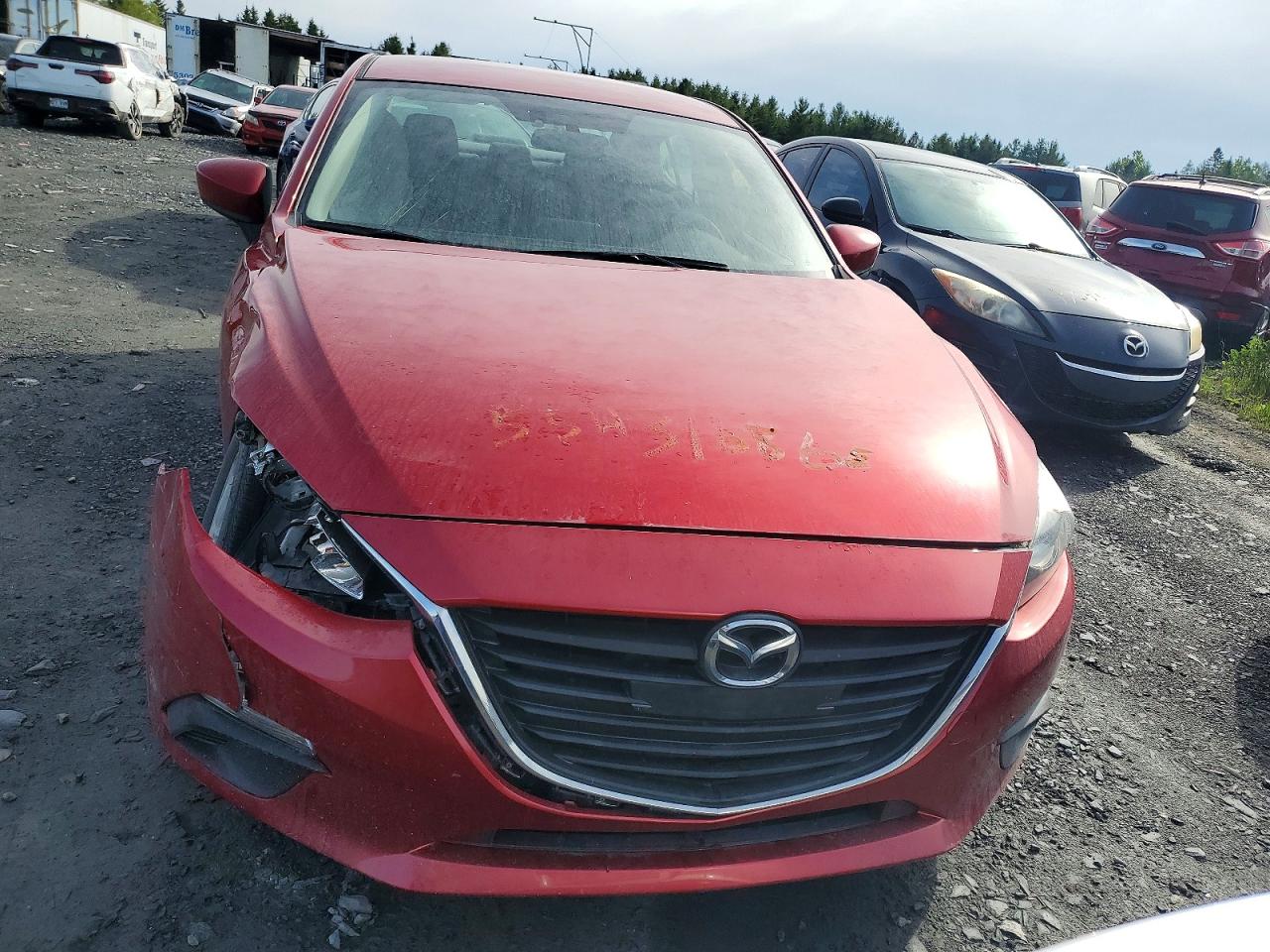 2015 Mazda 3 Touring Red vin: 3MZBM1V74FM188503