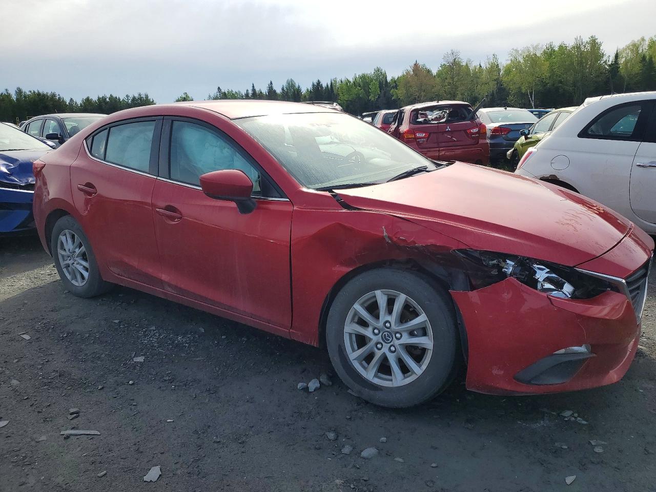 2015 Mazda 3 Touring Red vin: 3MZBM1V74FM188503