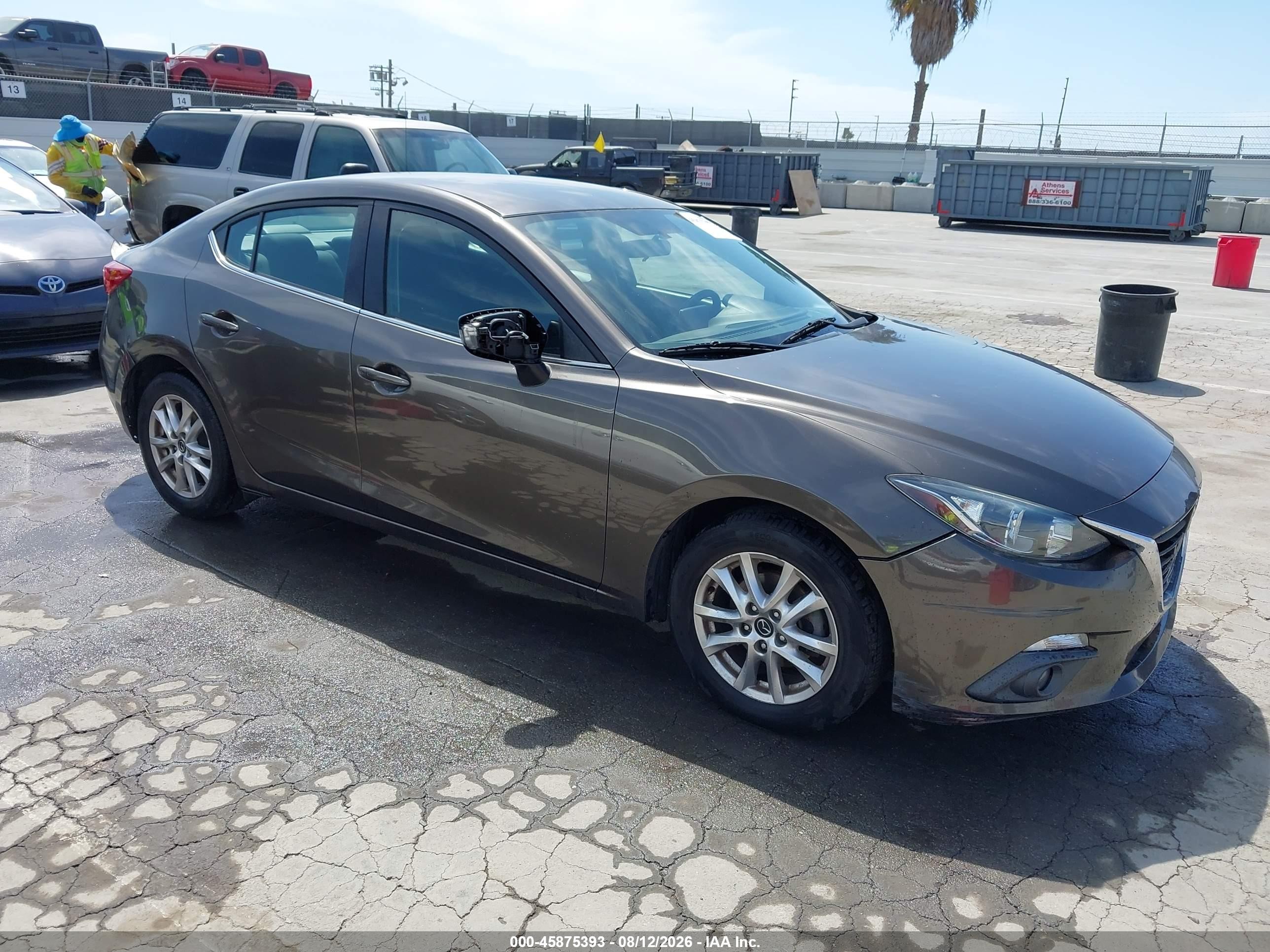 2015 Mazda Mazda3 I Touring Dark Brown vin: 3MZBM1V74FM204327
