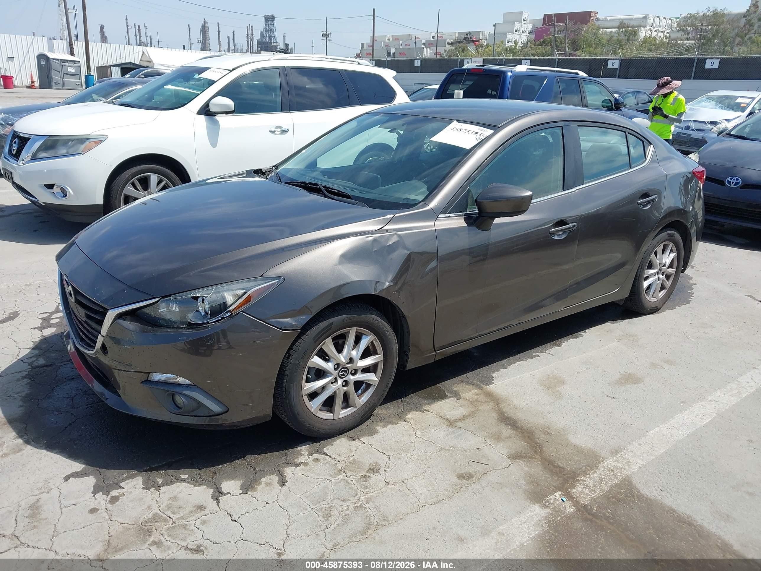 2015 Mazda Mazda3 I Touring Dark Brown vin: 3MZBM1V74FM204327