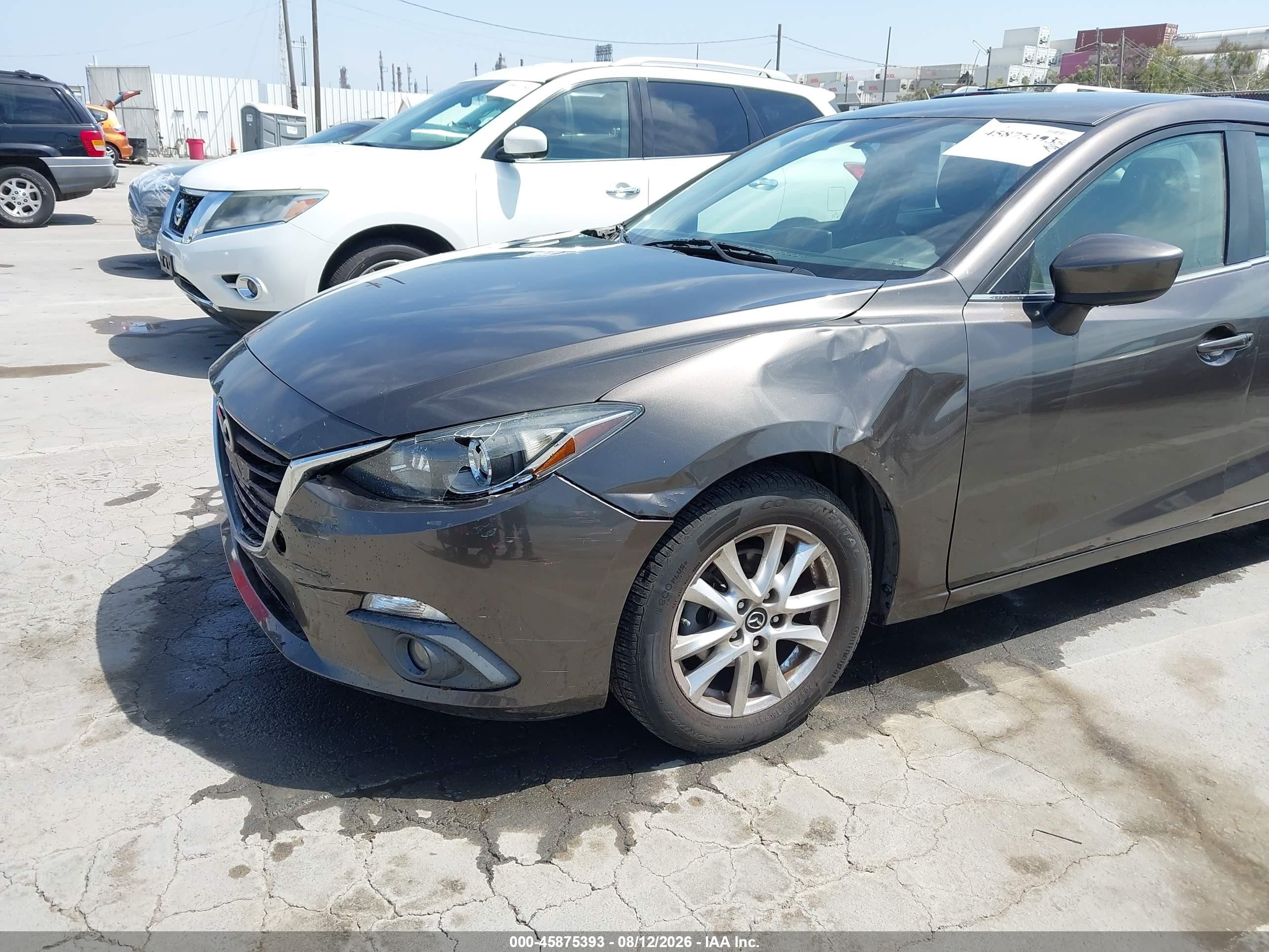 2015 Mazda Mazda3 I Touring Dark Brown vin: 3MZBM1V74FM204327