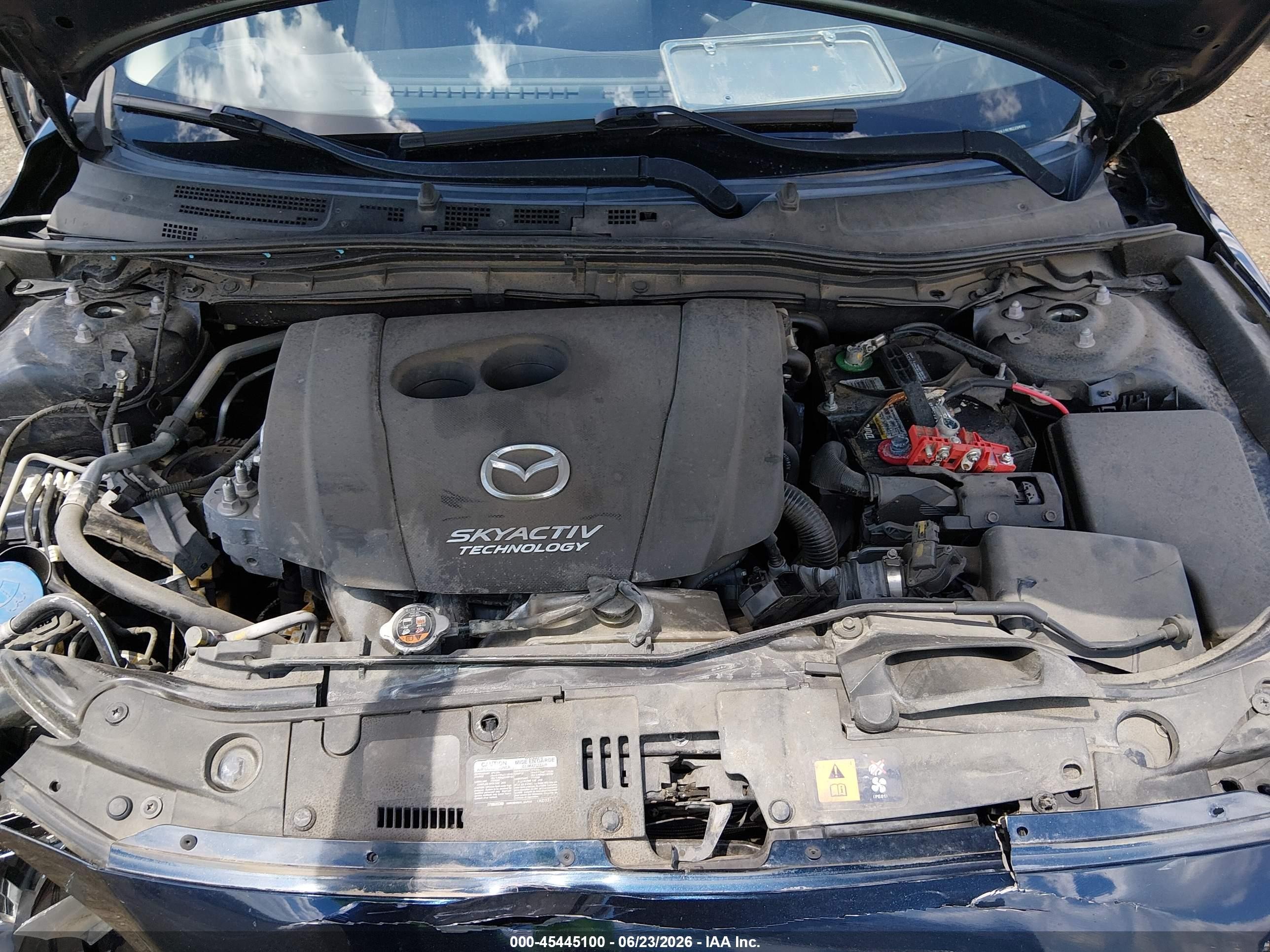 2015 Mazda Mazda3 I Touring Blue vin: 3MZBM1V74FM229499