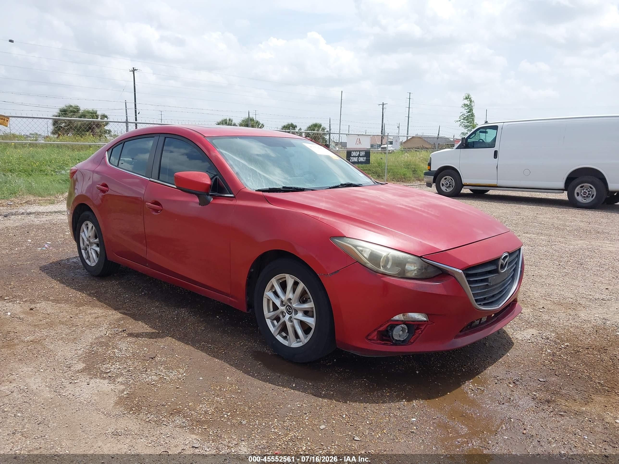 2015 Mazda Mazda3 I Touring Red vin: 3MZBM1V75FM126124