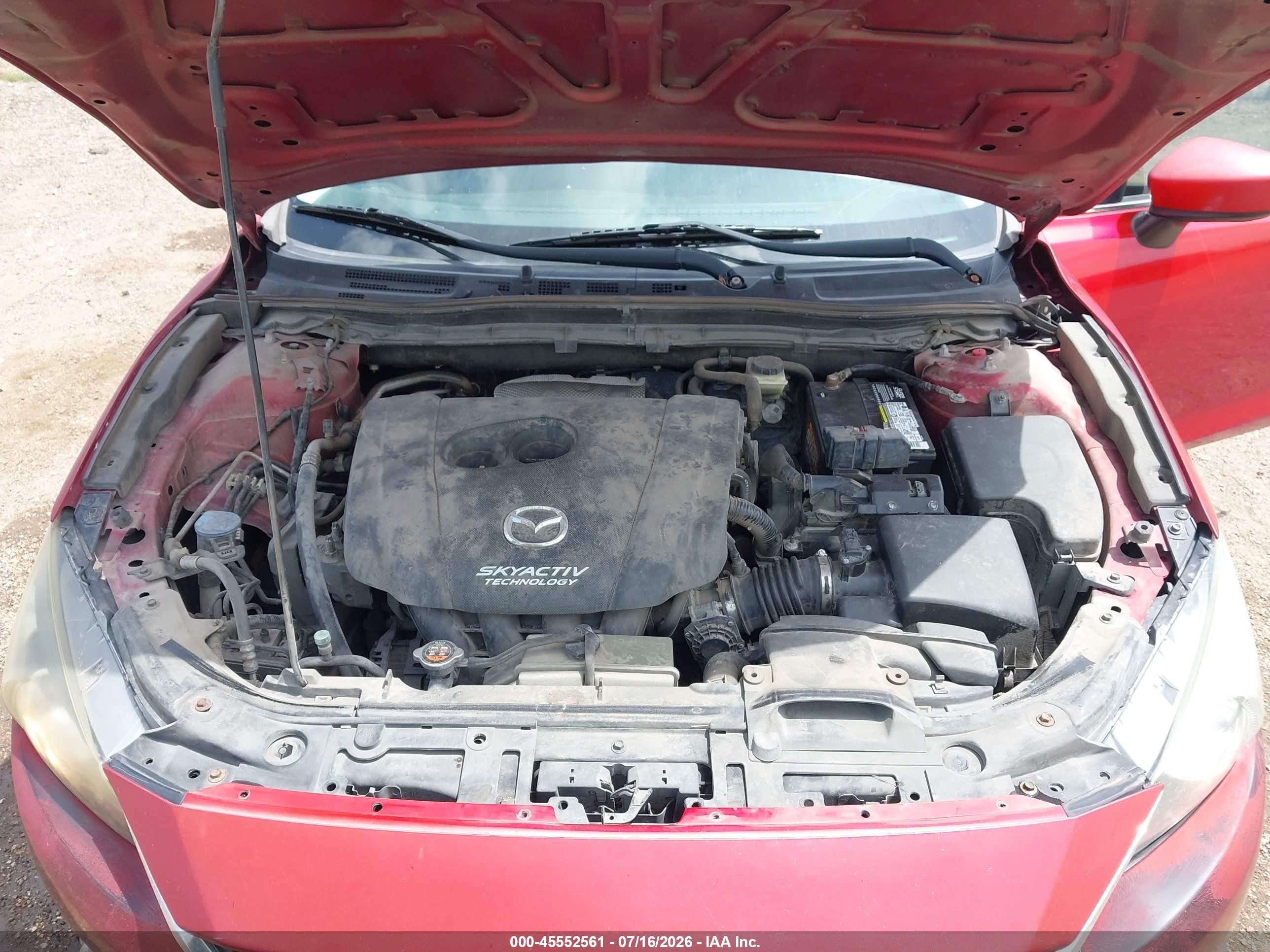 2015 Mazda Mazda3 I Touring Red vin: 3MZBM1V75FM126124