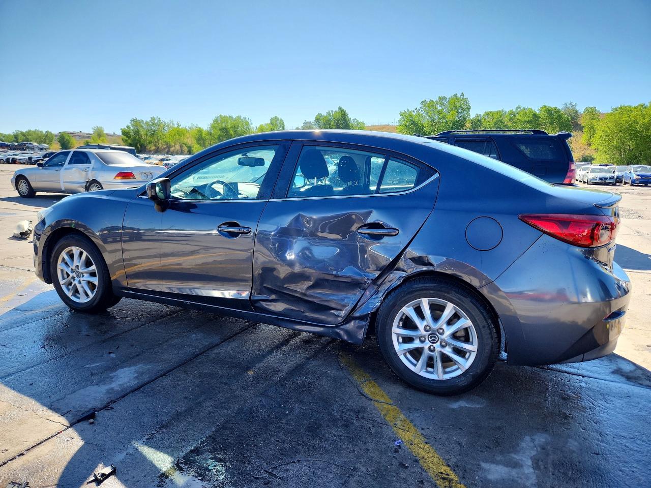 2015 Mazda 3 Touring Gray vin: 3MZBM1V75FM178949
