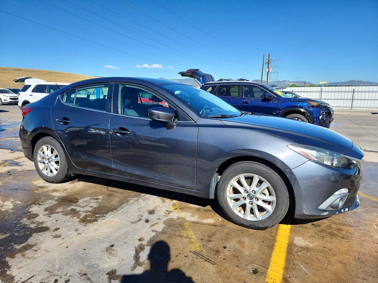 2015 Mazda 3 Touring Gray vin: 3MZBM1V75FM178949