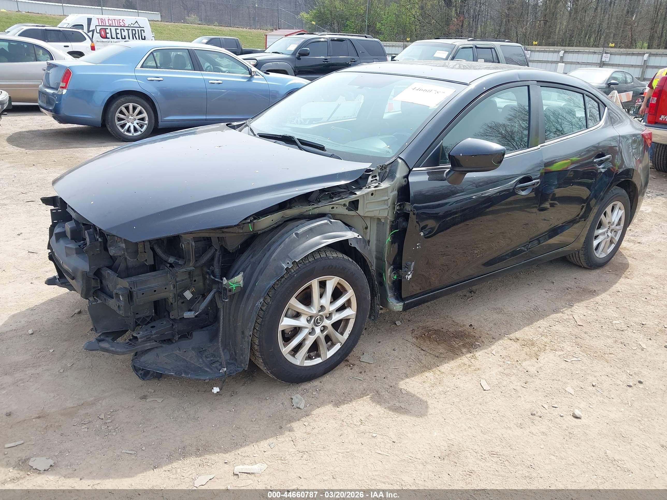 2015 Mazda Mazda3 I Touring Black vin: 3MZBM1V75FM208287