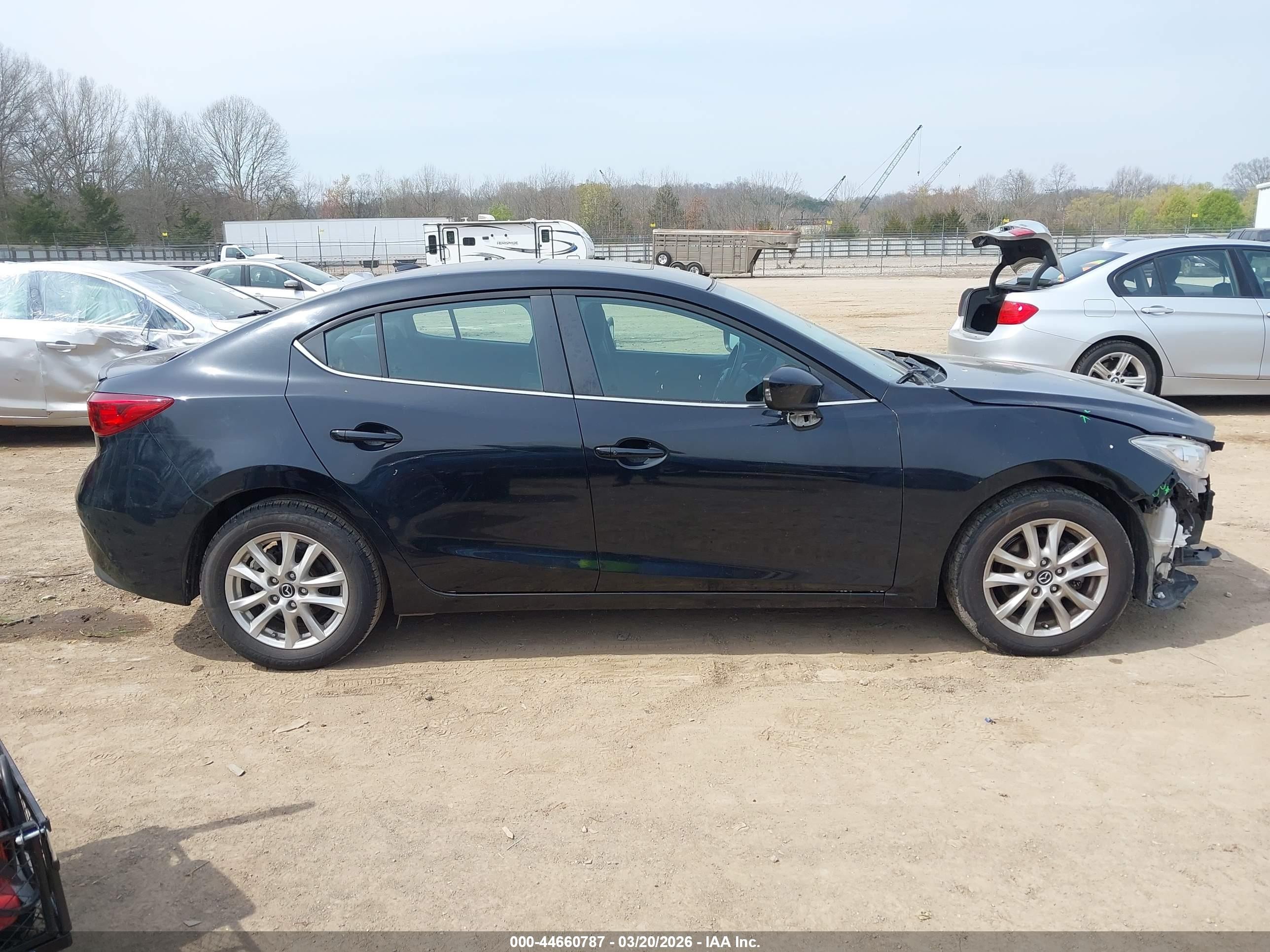 2015 Mazda Mazda3 I Touring Black vin: 3MZBM1V75FM208287