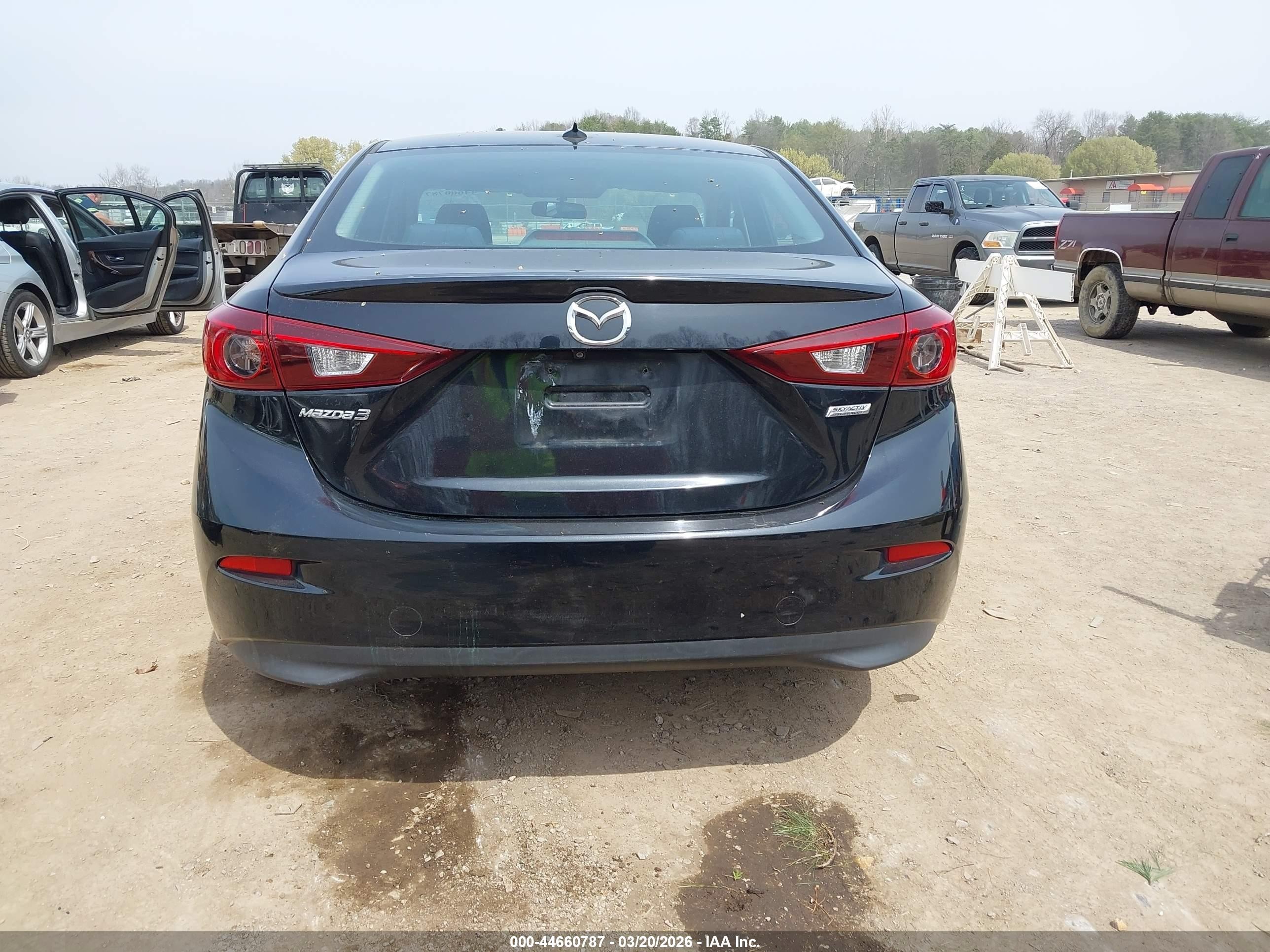 2015 Mazda Mazda3 I Touring Black vin: 3MZBM1V75FM208287