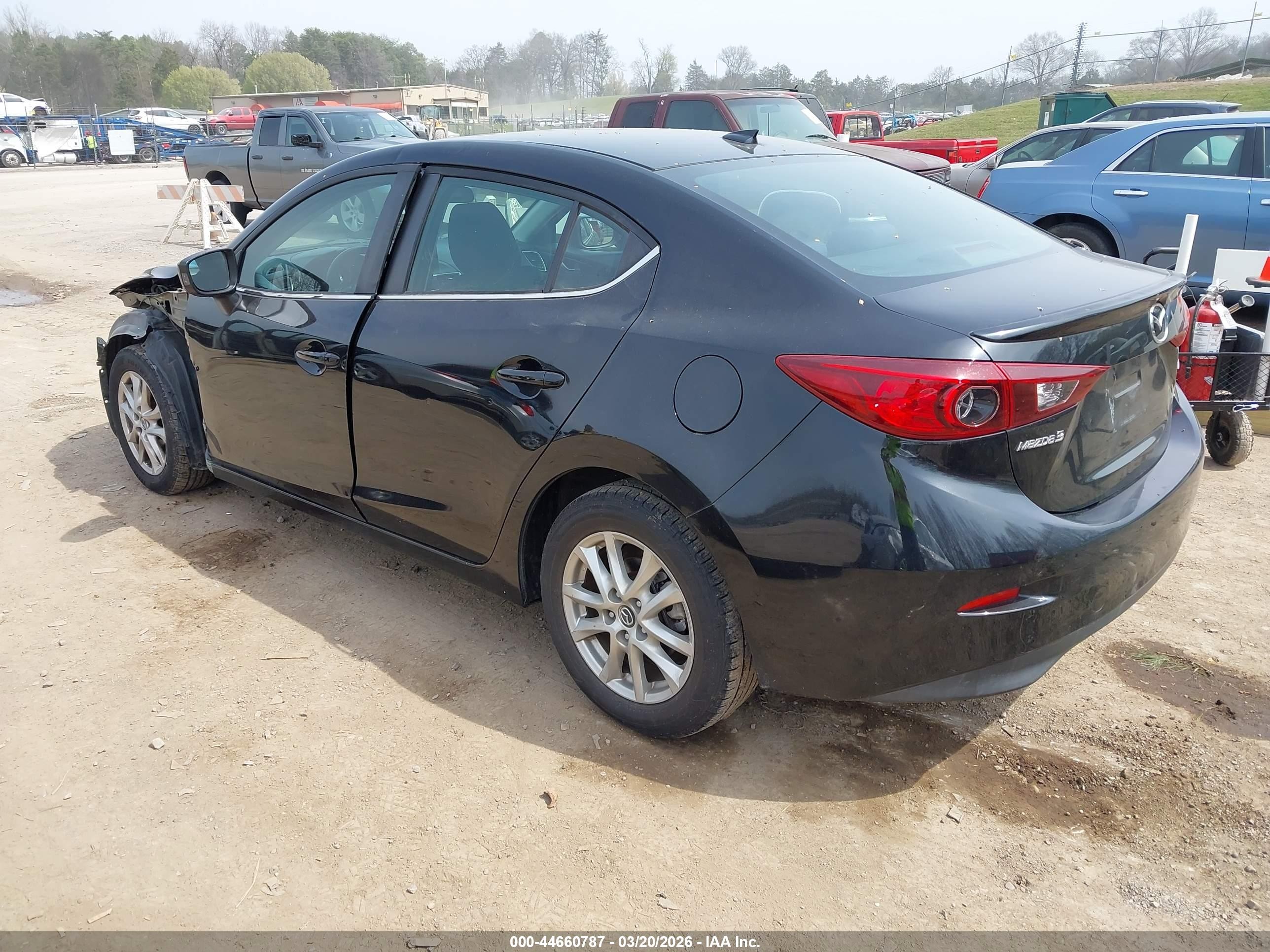 2015 Mazda Mazda3 I Touring Black vin: 3MZBM1V75FM208287