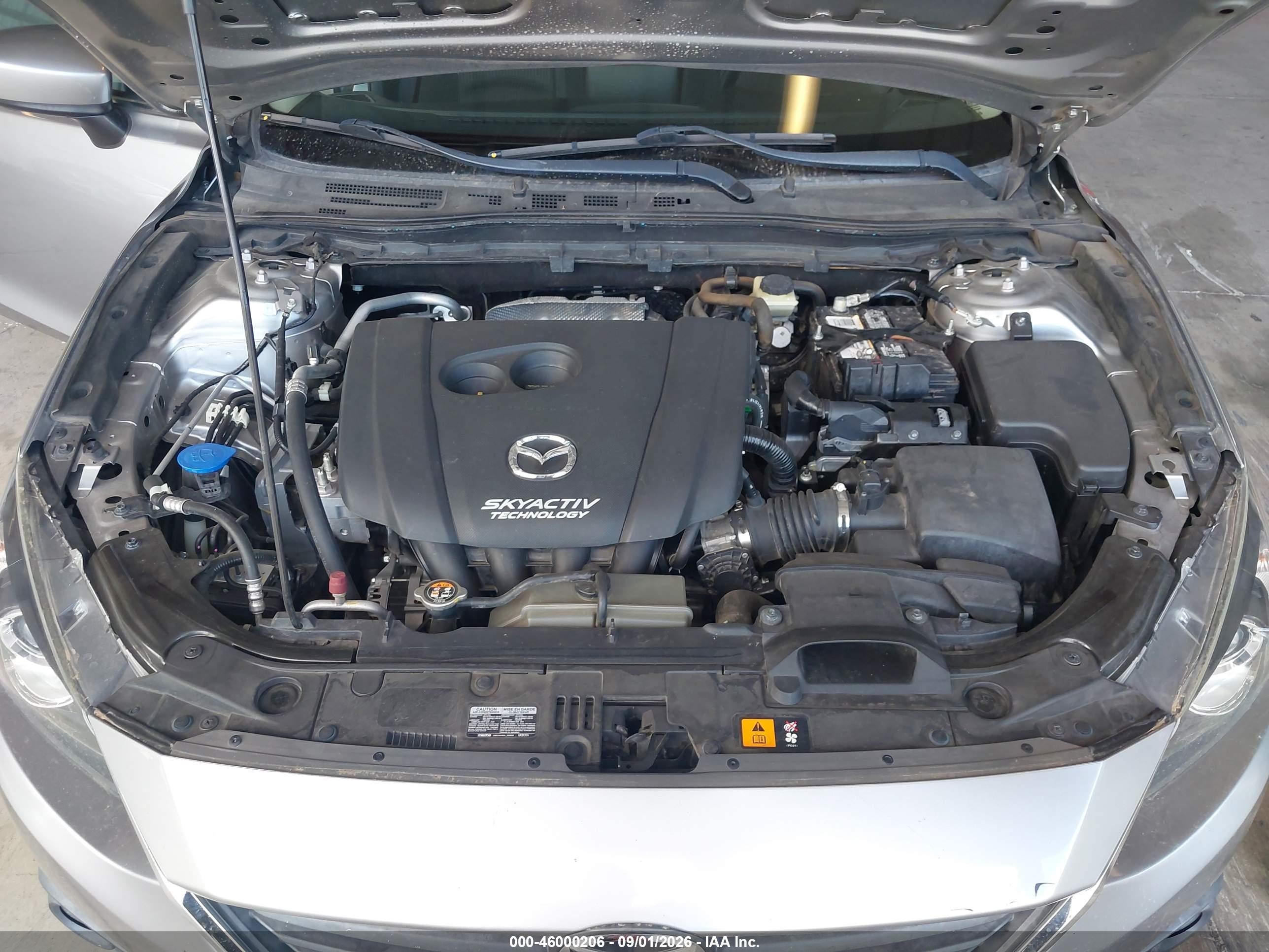 2015 Mazda Mazda3 I Touring Silver vin: 3MZBM1V75FM225963