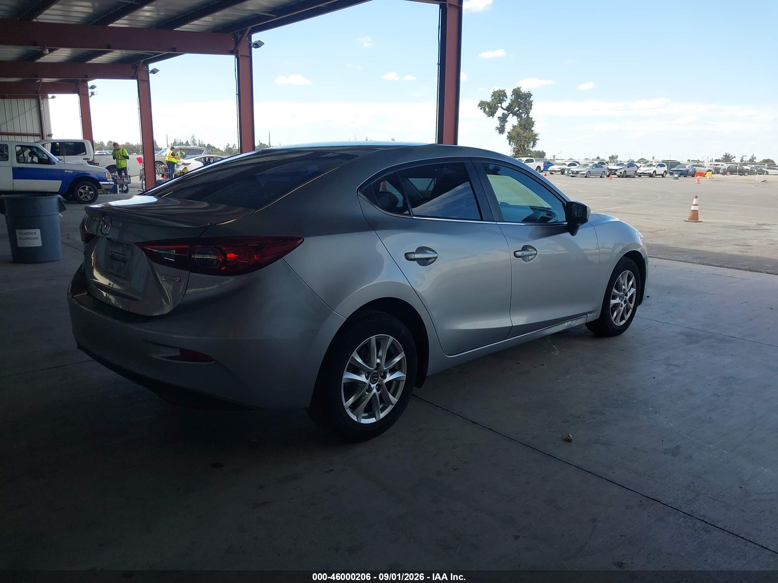 2015 Mazda Mazda3 I Touring Silver vin: 3MZBM1V75FM225963