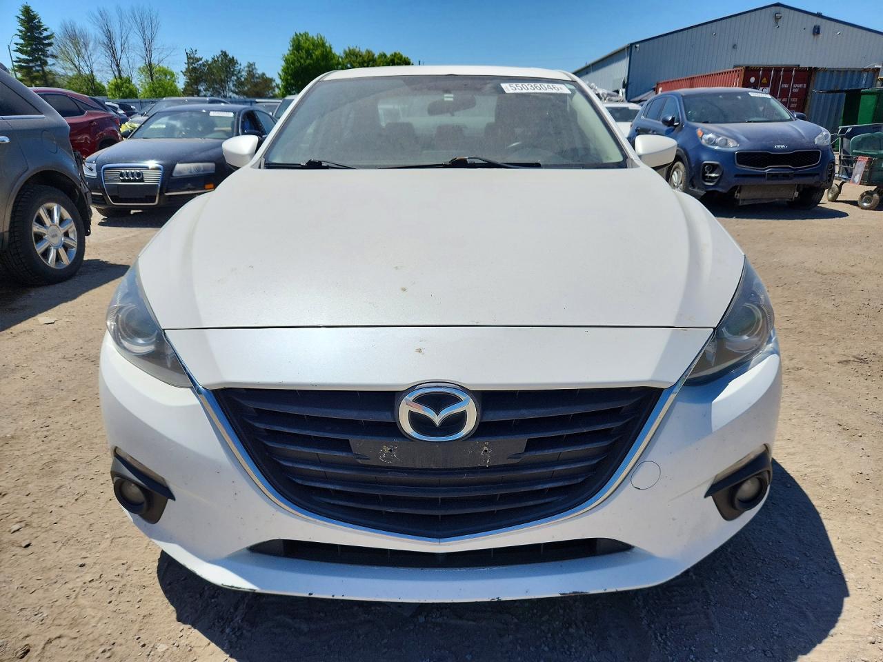 2014 Mazda 3 Touring Белый vin: 3MZBM1V76EM111338