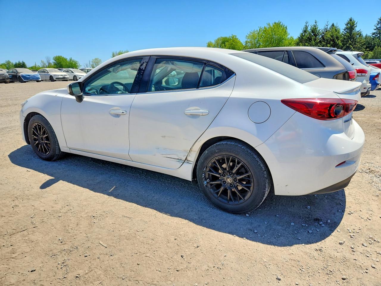 2014 Mazda 3 Touring Белый vin: 3MZBM1V76EM111338