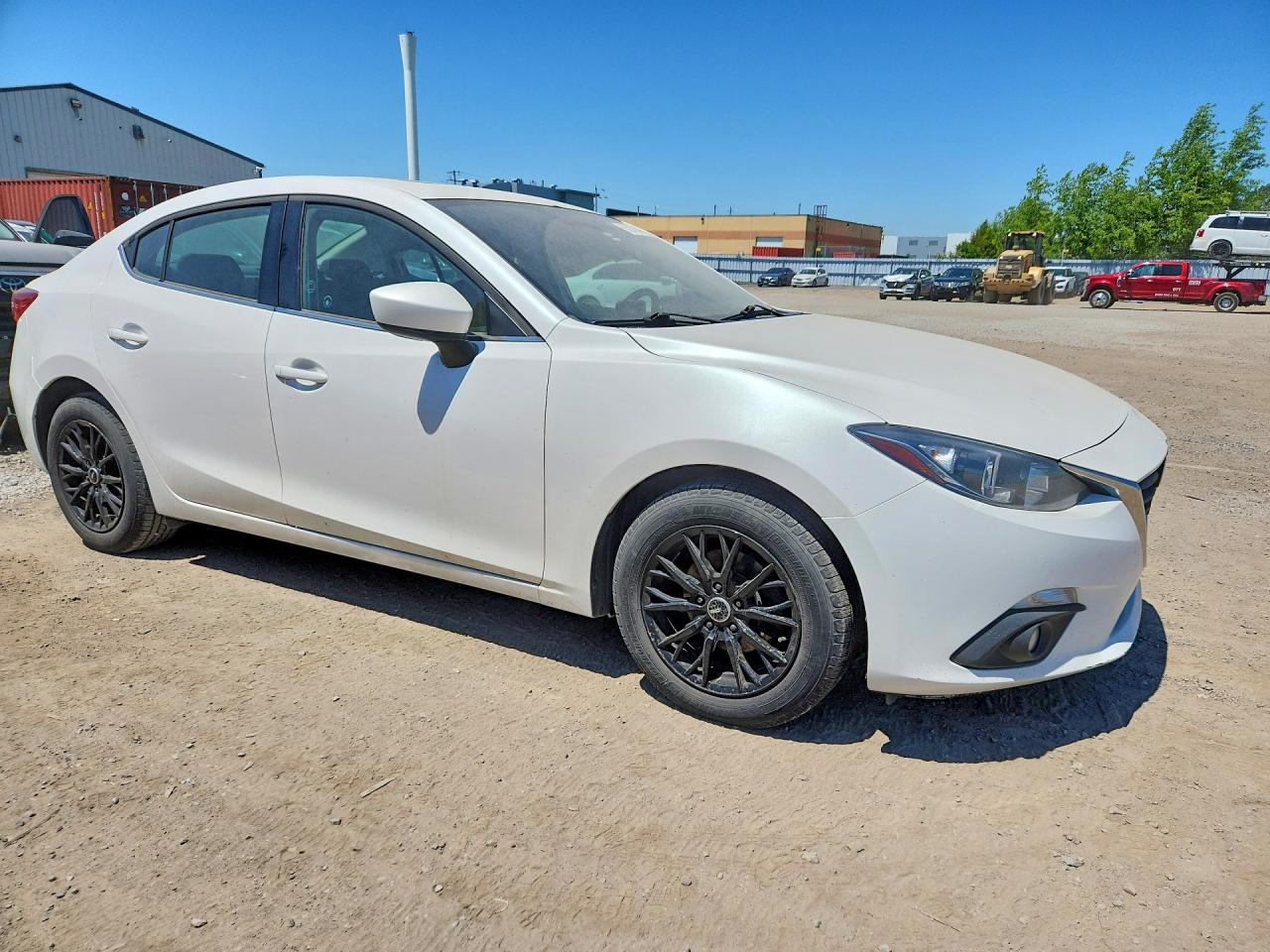 2014 Mazda 3 Touring Белый vin: 3MZBM1V76EM111338