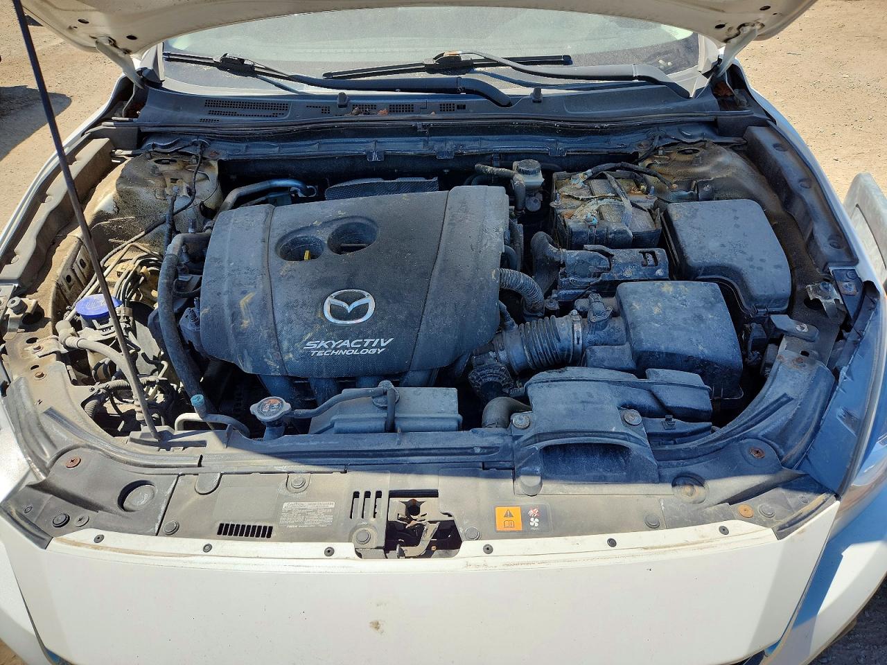 2014 Mazda 3 Touring Белый vin: 3MZBM1V76EM111338