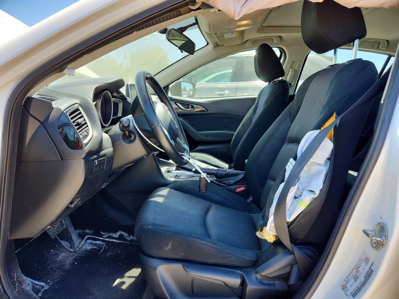 2014 Mazda 3 Touring Белый vin: 3MZBM1V76EM111338