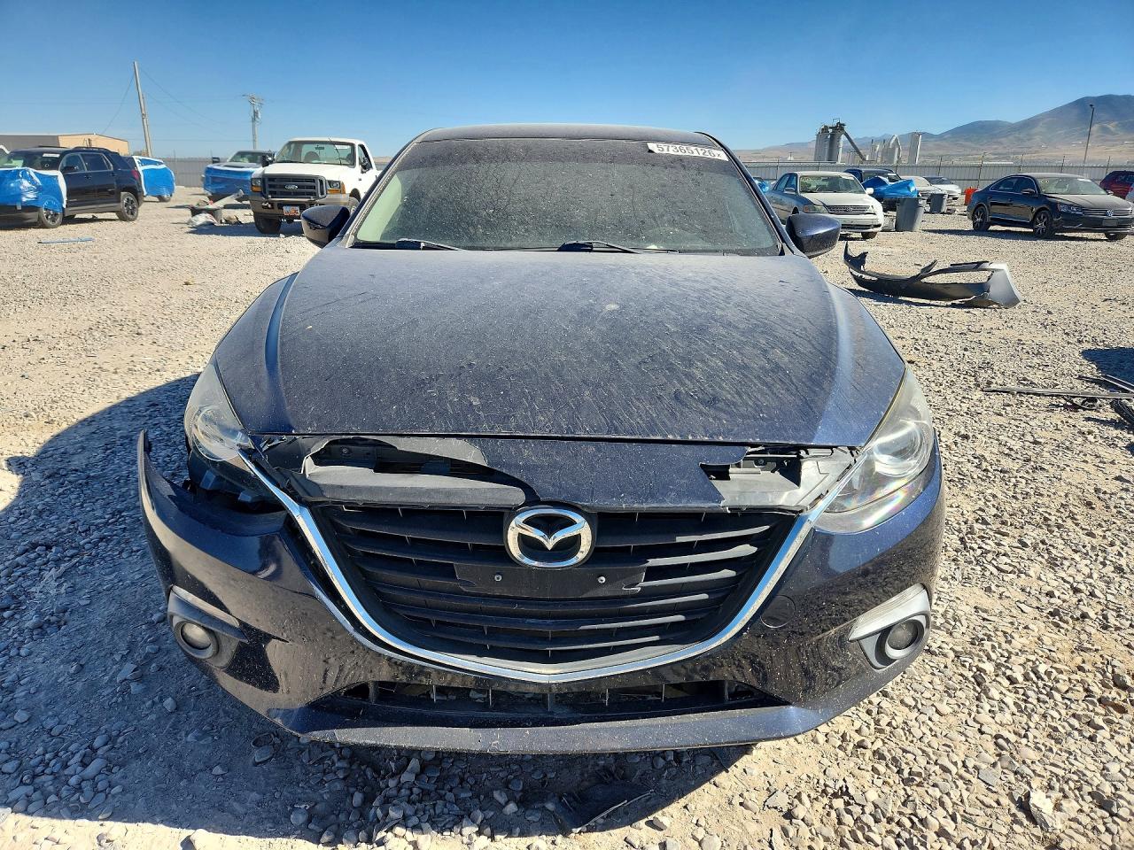 2015 Mazda 3 Touring Blue vin: 3MZBM1V76FM145118