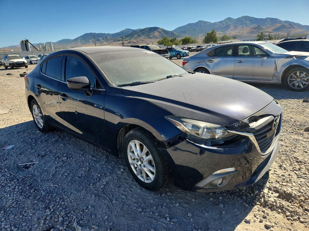 2015 Mazda 3 Touring Blue vin: 3MZBM1V76FM145118