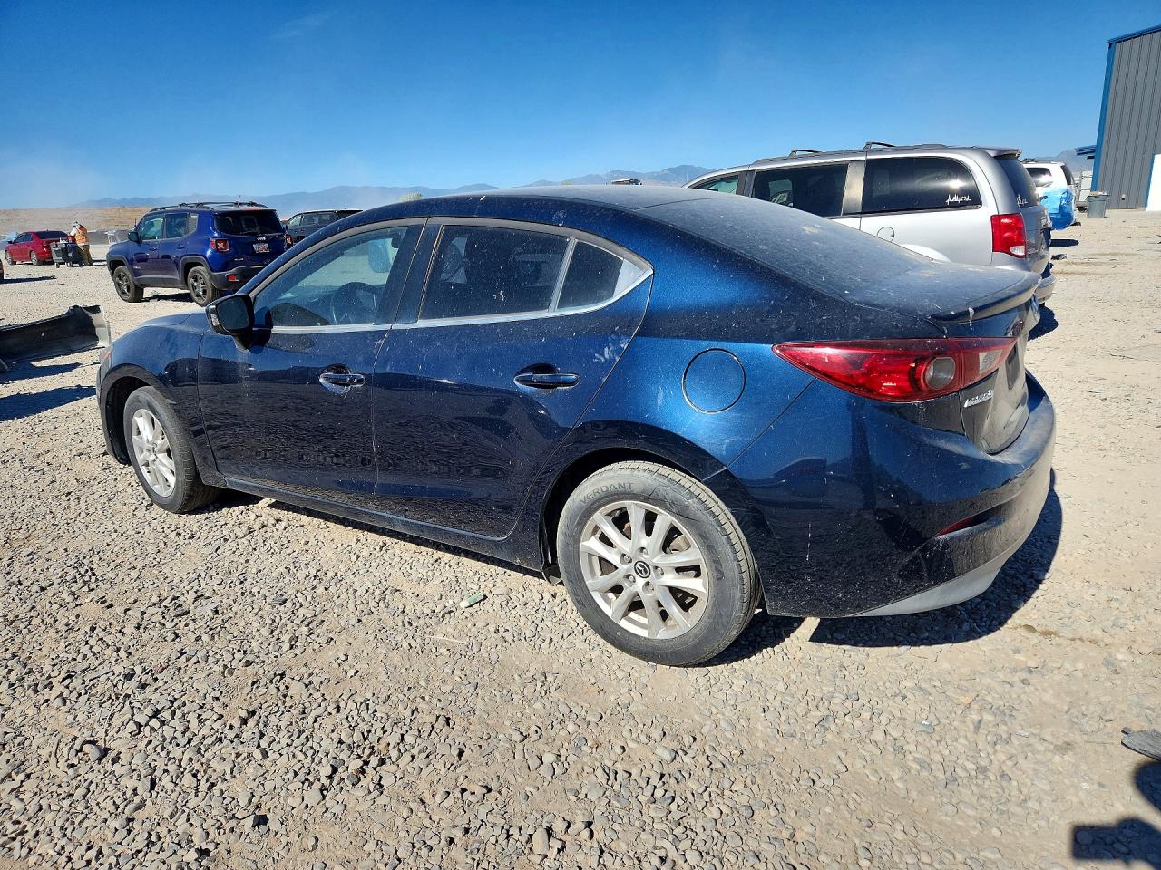 2015 Mazda 3 Touring Blue vin: 3MZBM1V76FM145118