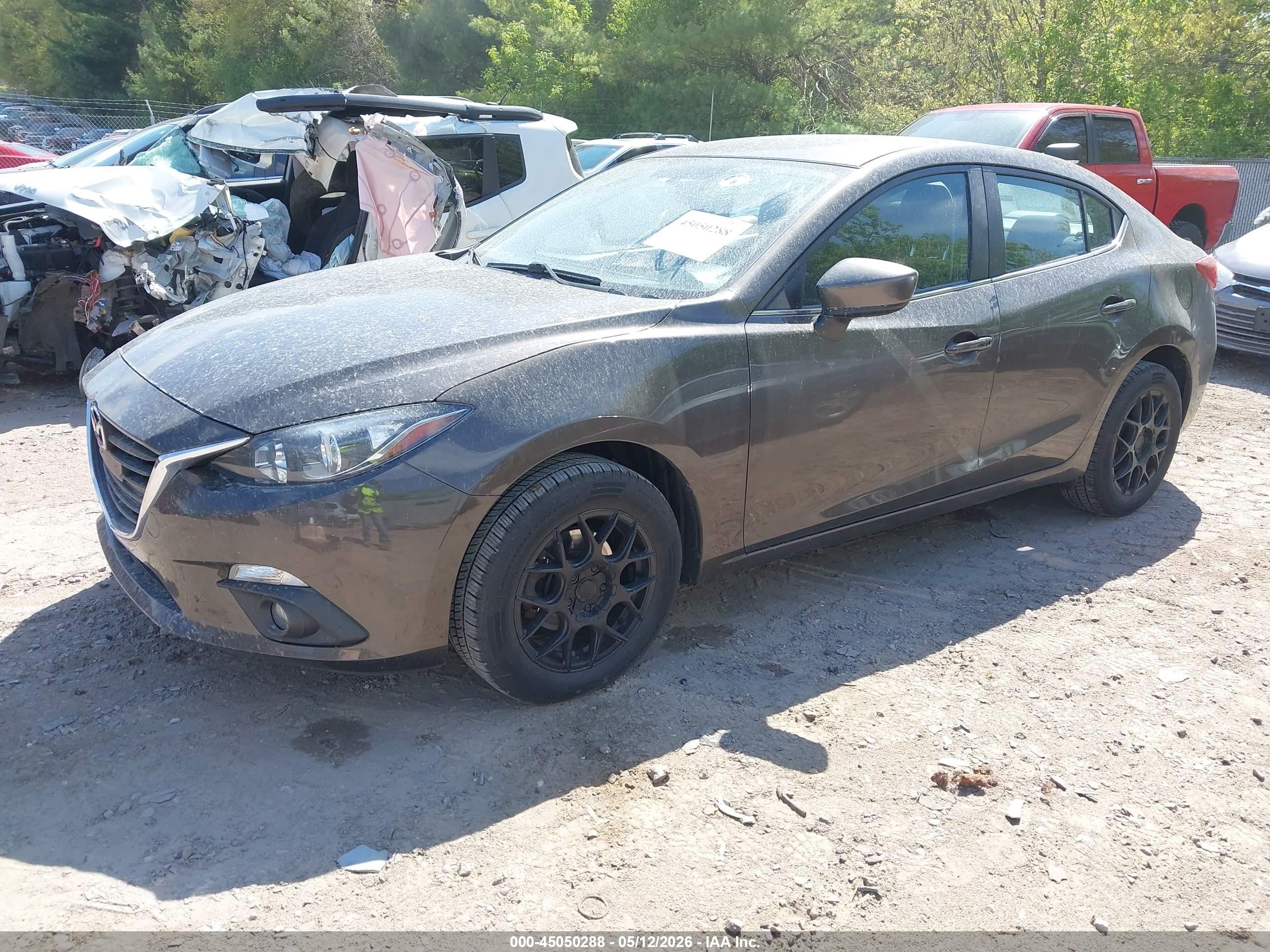 2015 Mazda Mazda3 I Touring Серый vin: 3MZBM1V76FM150321