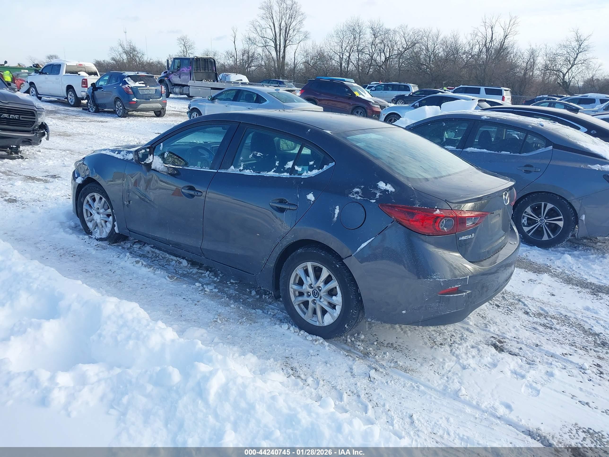 2015 Mazda Mazda3 I Touring Серый vin: 3MZBM1V76FM153638