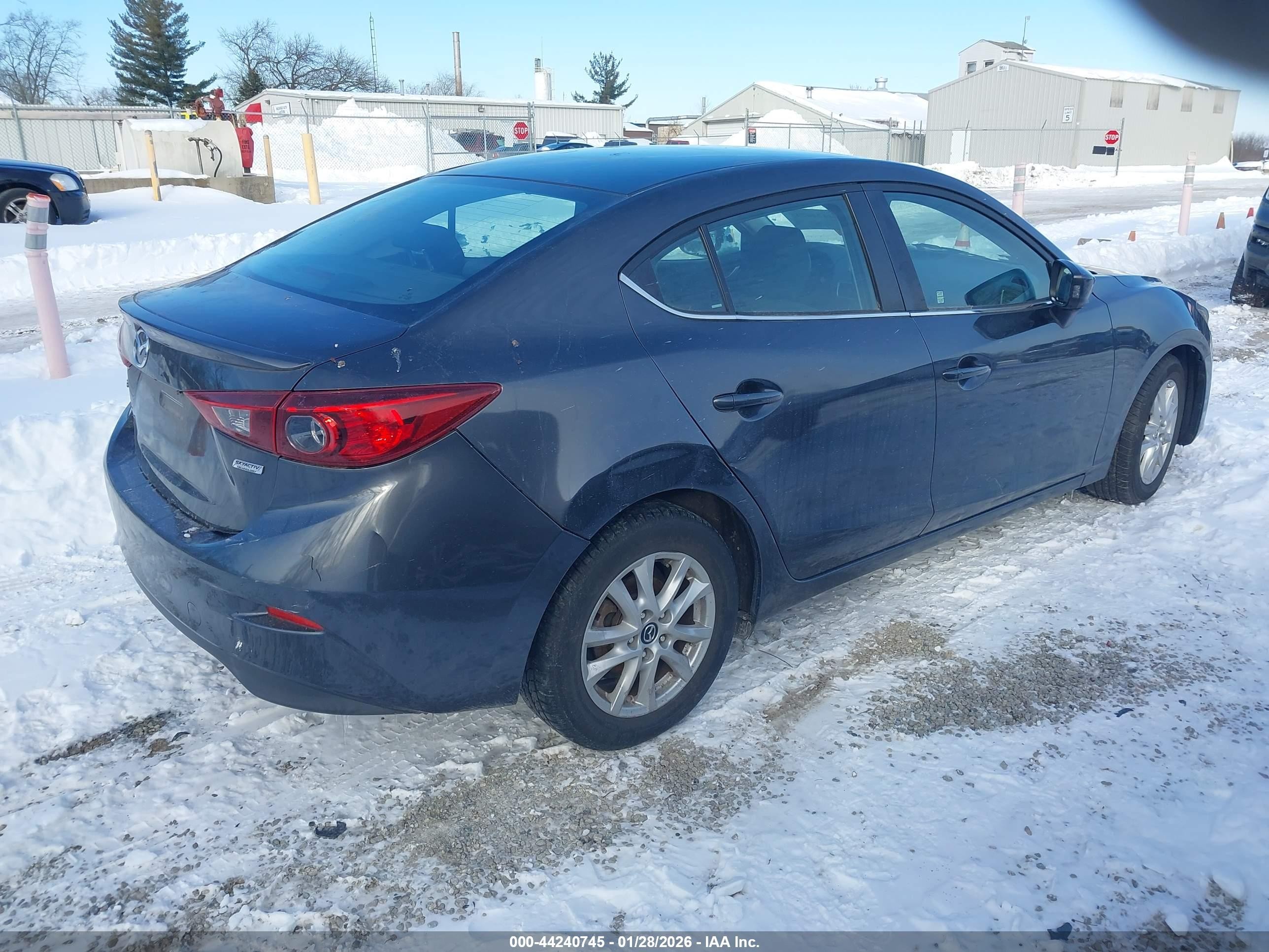 2015 Mazda Mazda3 I Touring Серый vin: 3MZBM1V76FM153638