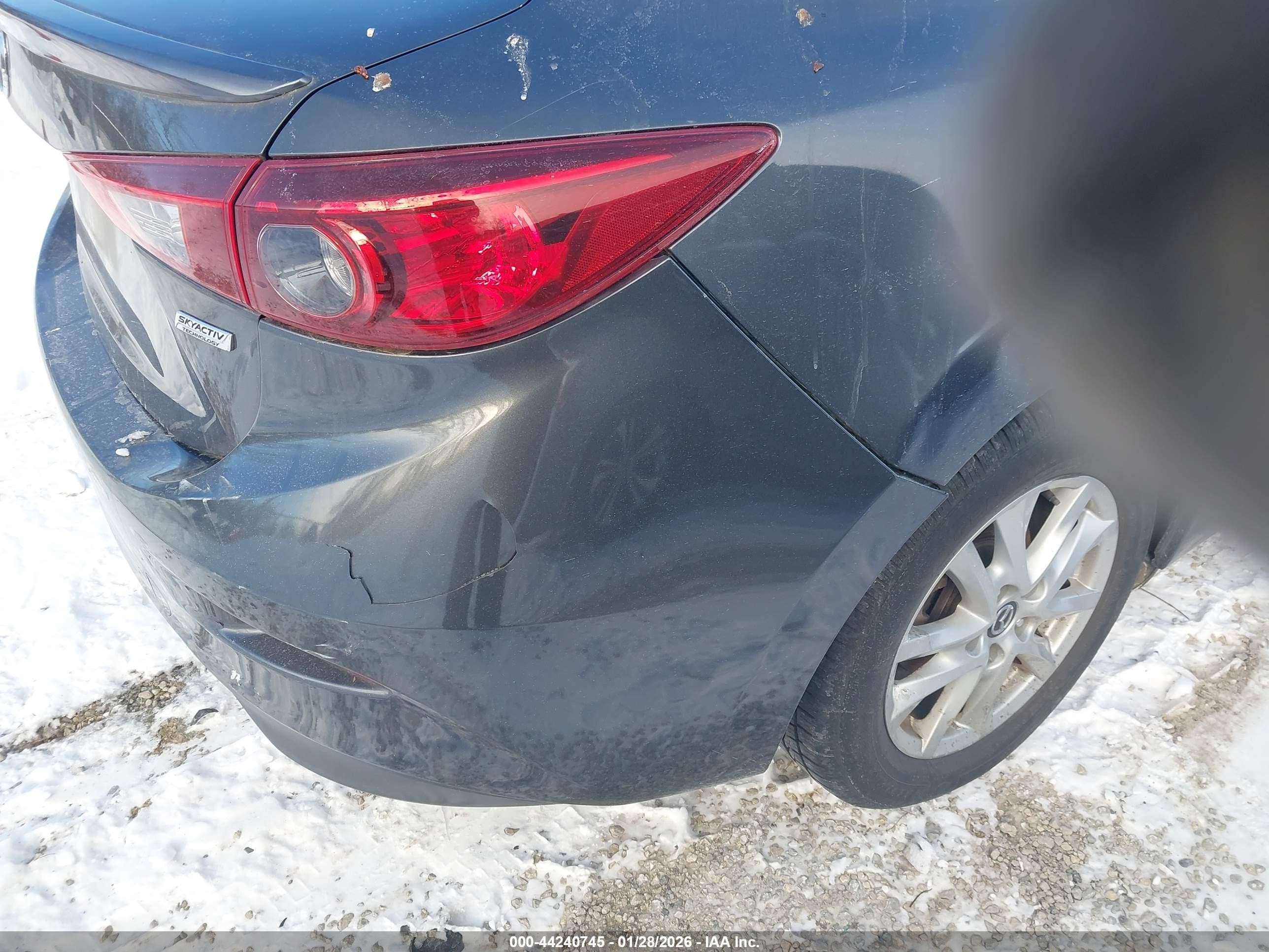 2015 Mazda Mazda3 I Touring Серый vin: 3MZBM1V76FM153638