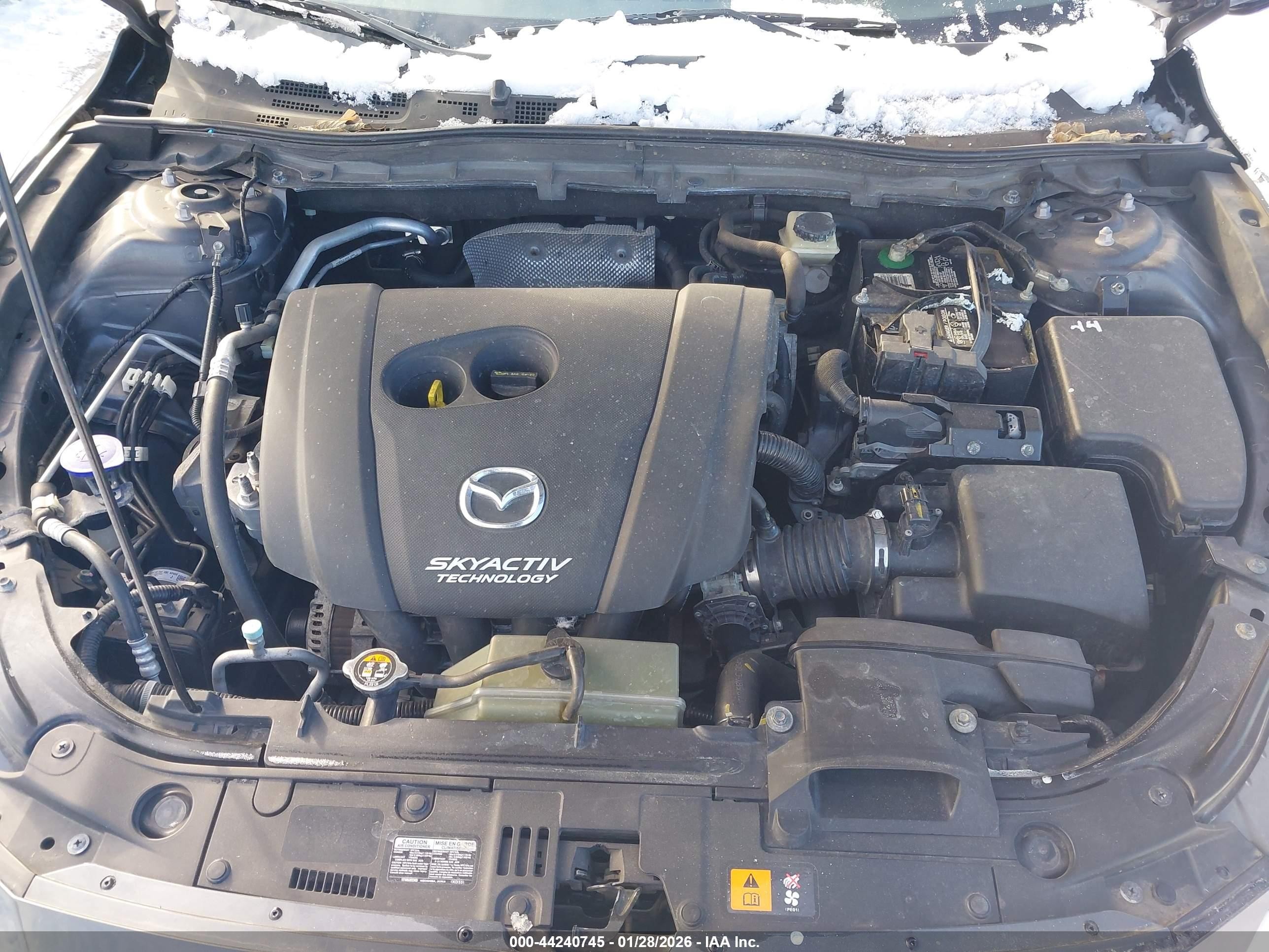 2015 Mazda Mazda3 I Touring Серый vin: 3MZBM1V76FM153638