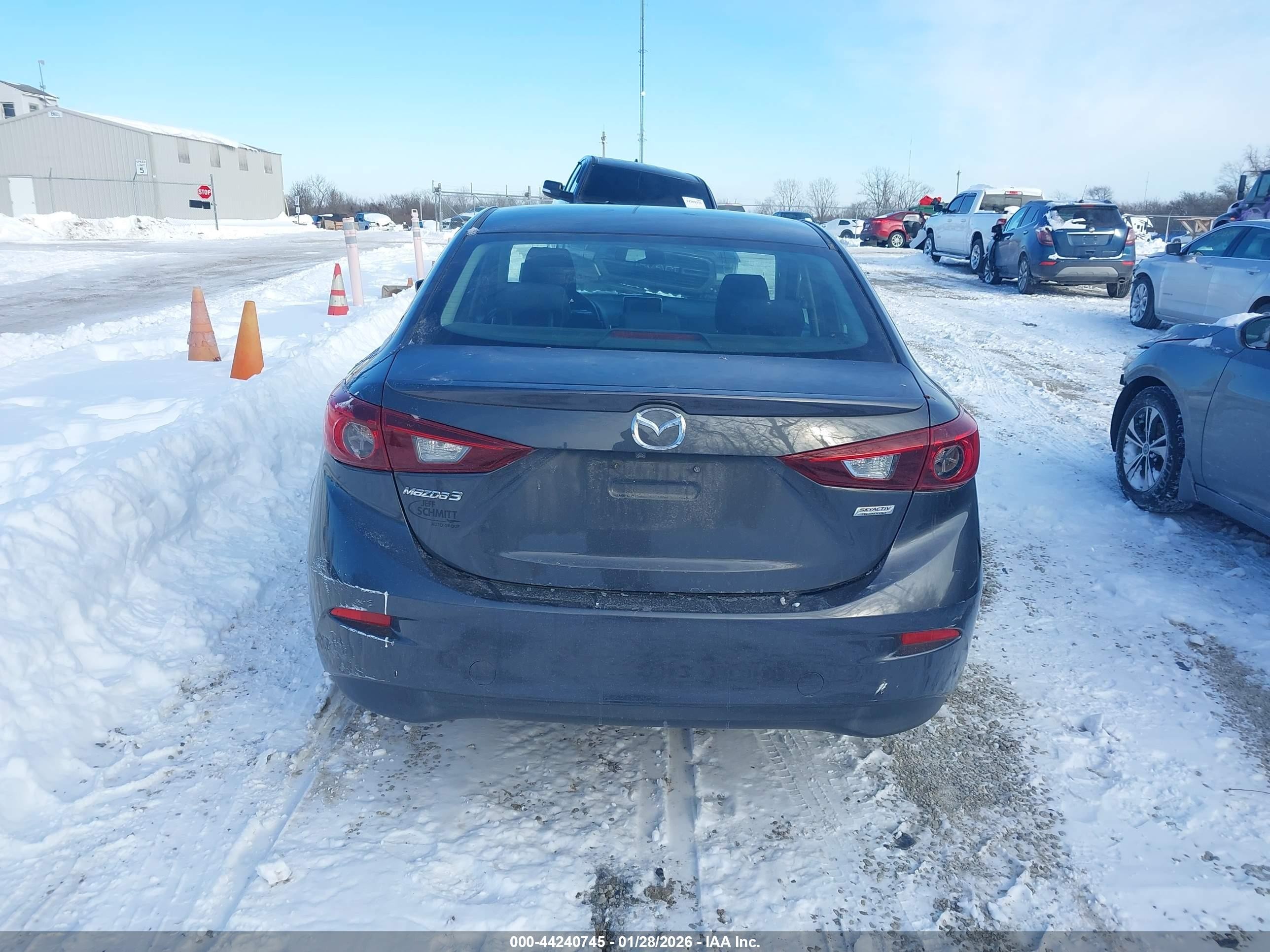 2015 Mazda Mazda3 I Touring Серый vin: 3MZBM1V76FM153638