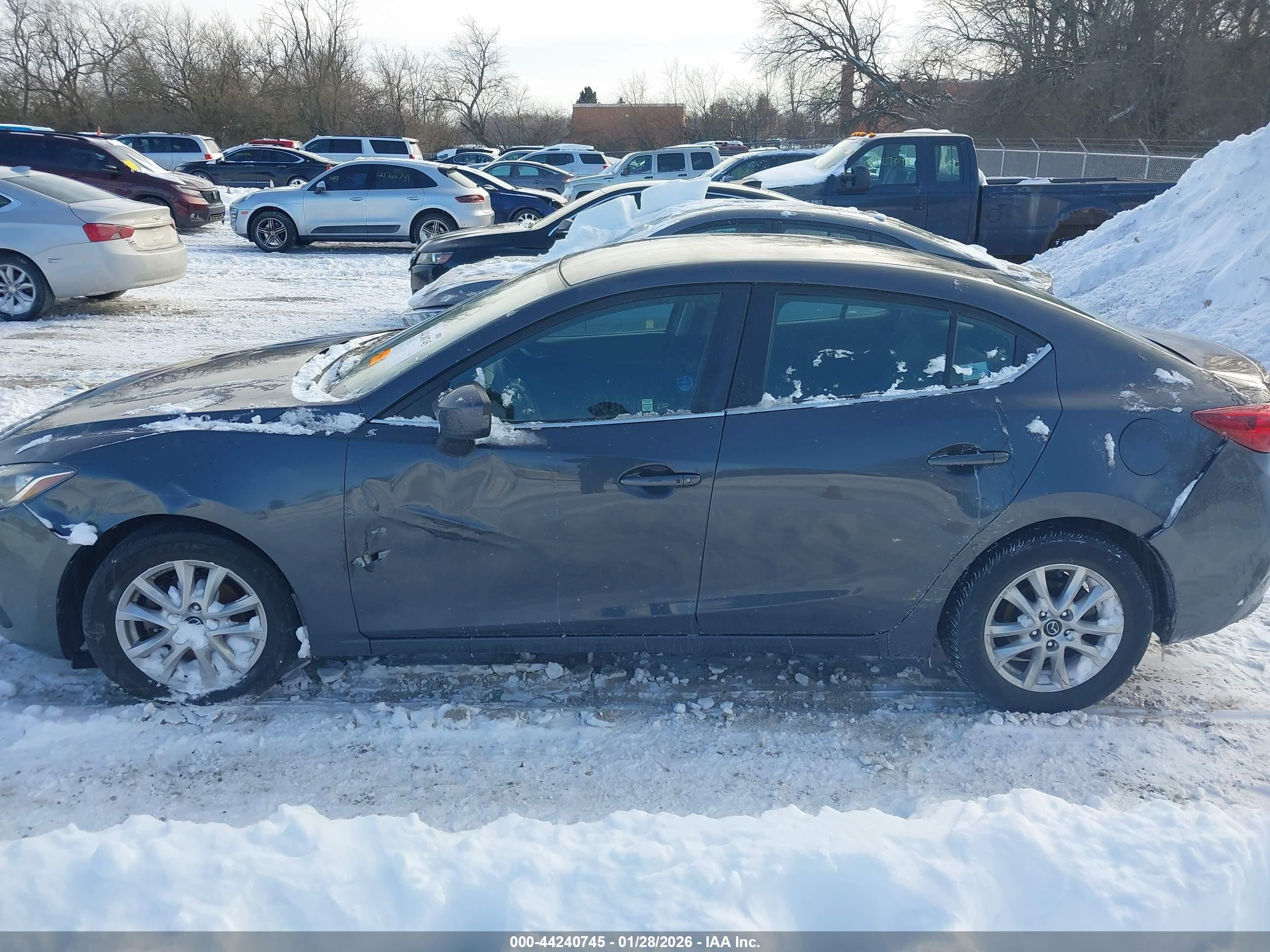 2015 Mazda Mazda3 I Touring Серый vin: 3MZBM1V76FM153638