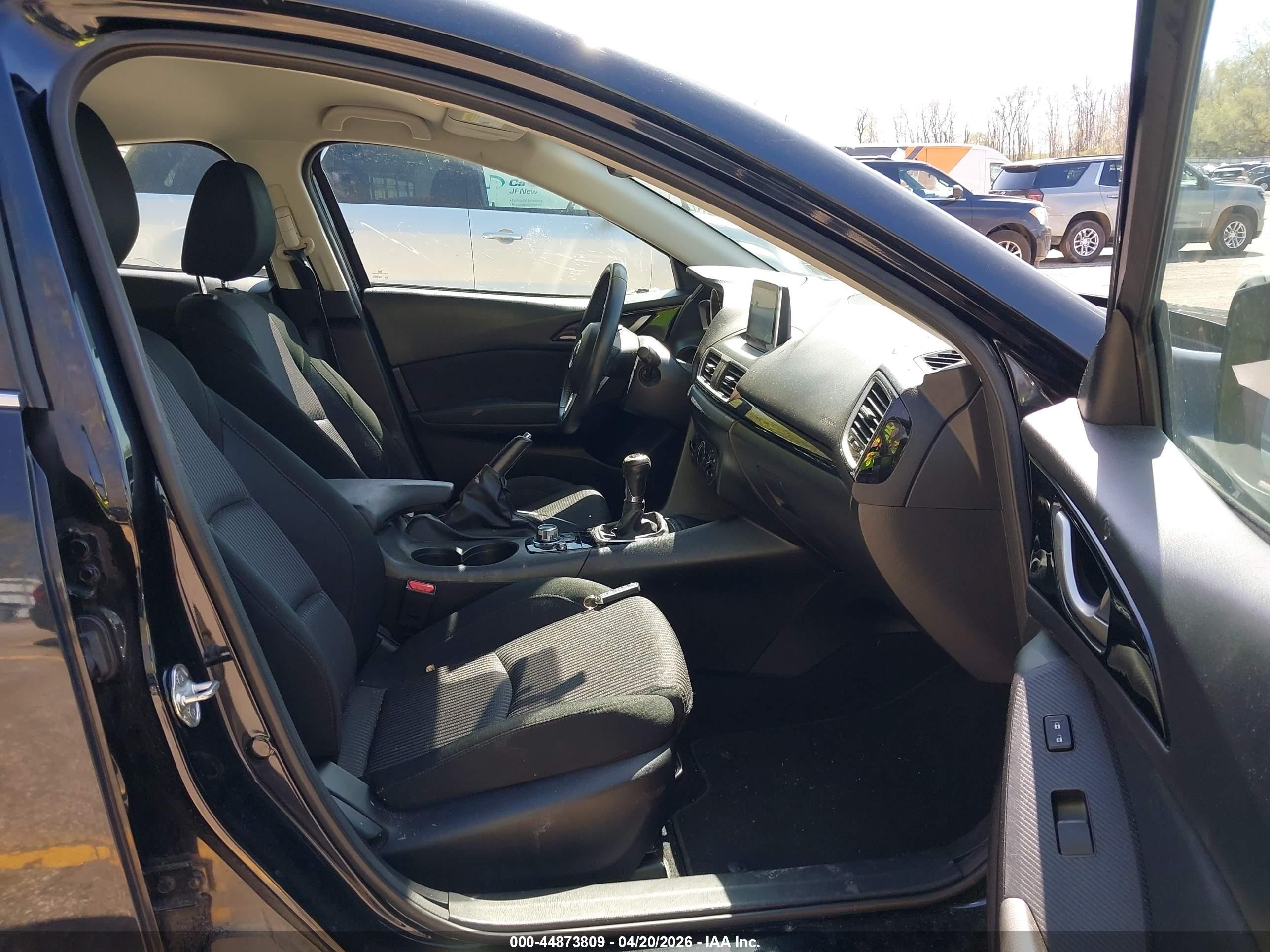 2015 Mazda Mazda3 I Touring Black vin: 3MZBM1V76FM181651